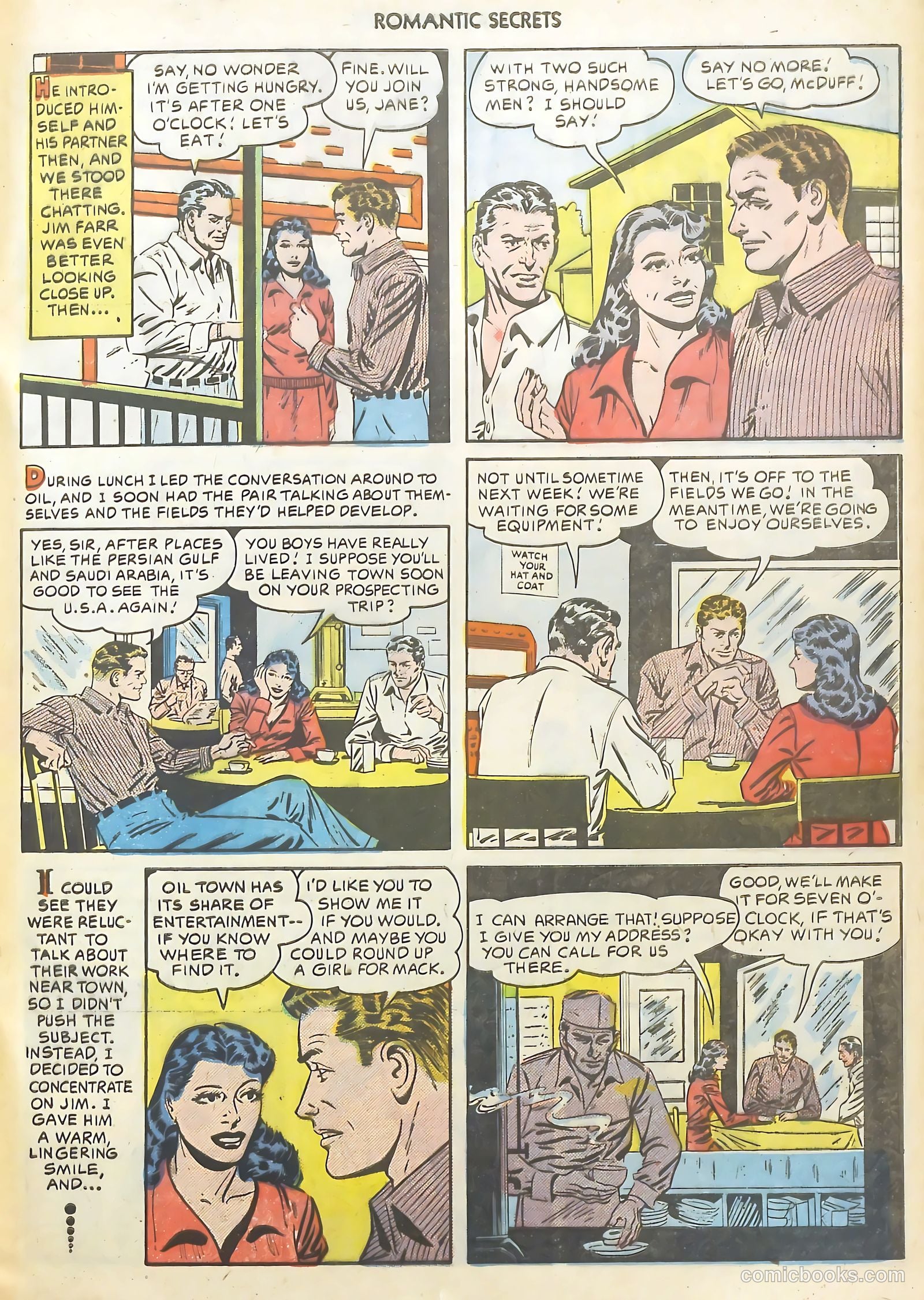 Romantic Secrets #21 (1951) — page 17 of 36