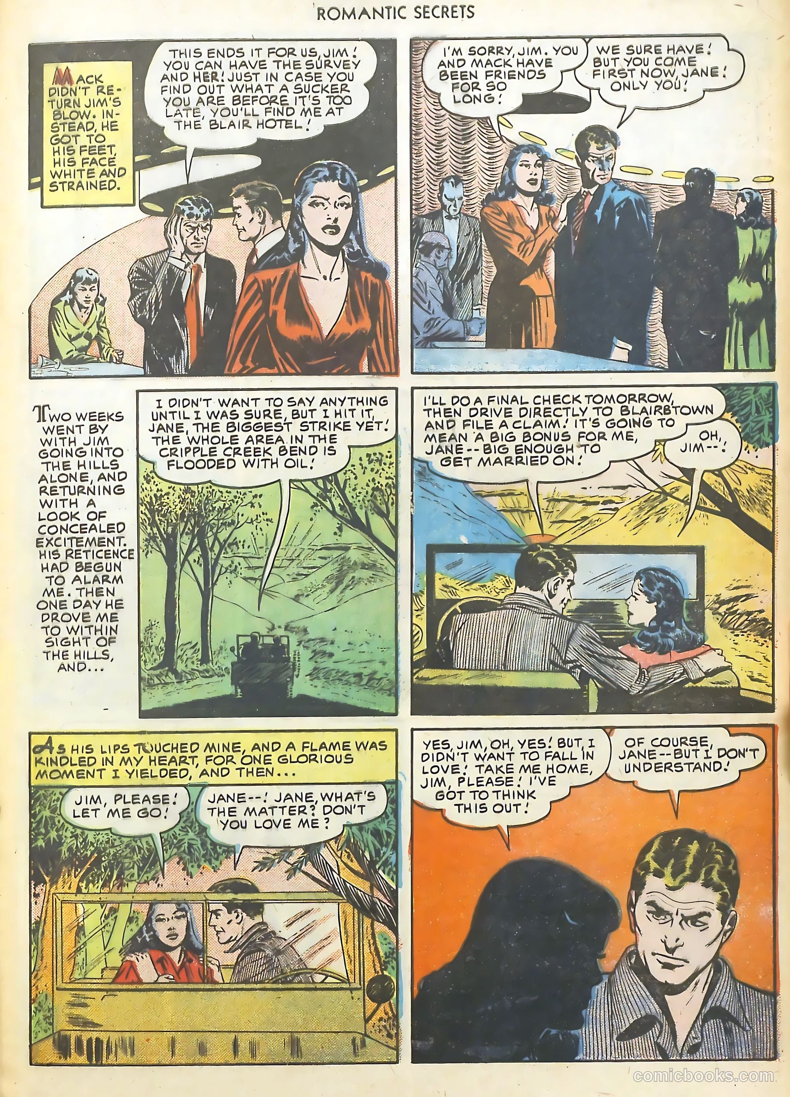 Romantic Secrets #21 (1951) — page 21 of 36