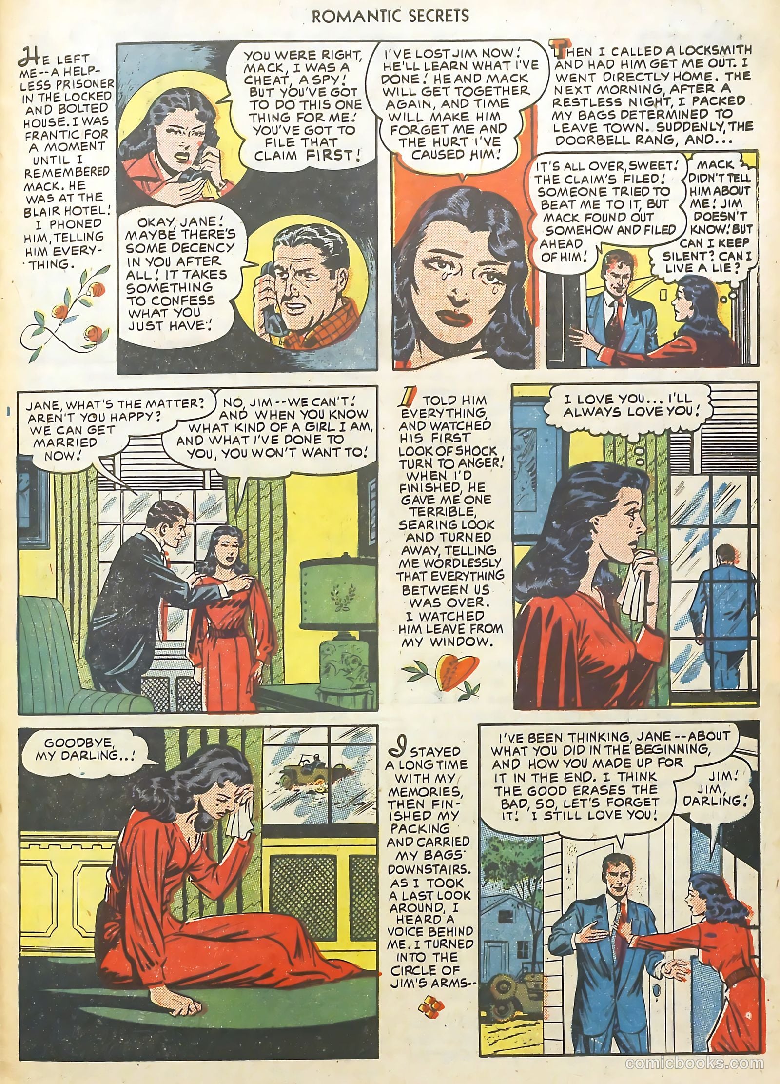 Romantic Secrets #21 (1951) — page 23 of 36