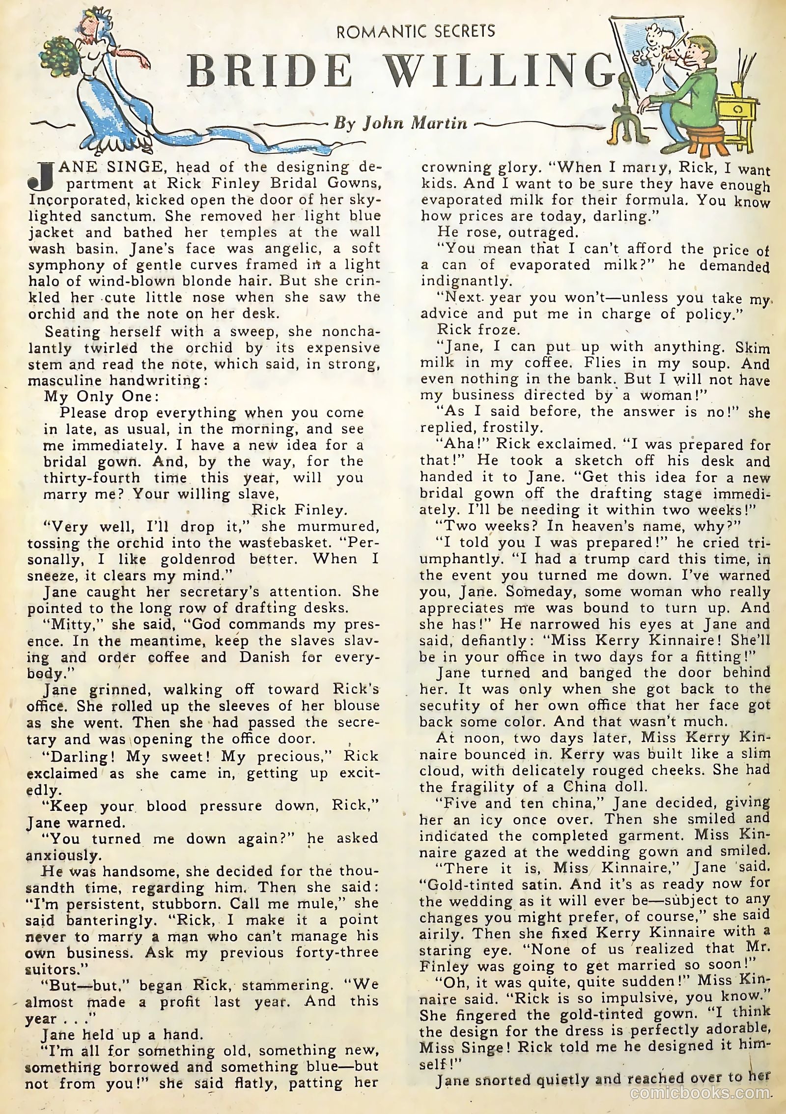 Romantic Secrets #21 (1951) — page 24 of 36