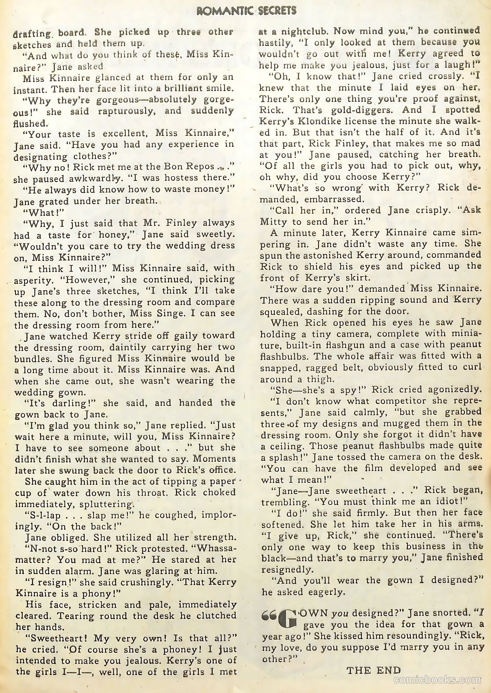 Romantic Secrets #21 (1951) — page 25 of 36