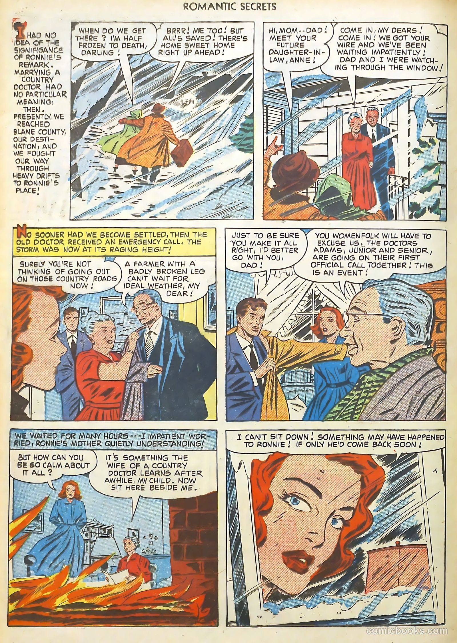 Romantic Secrets #21 (1951) — page 28 of 36