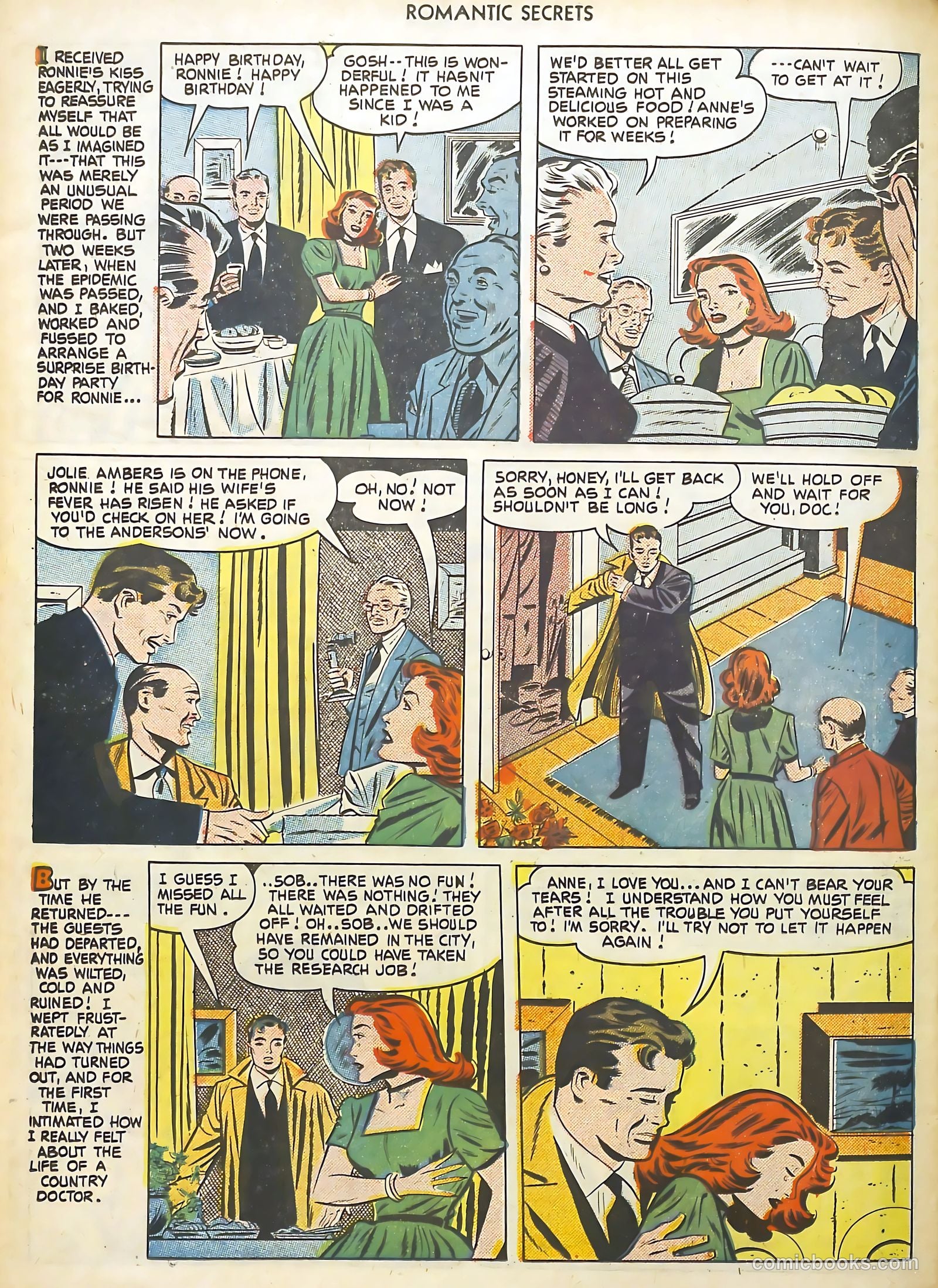 Romantic Secrets #21 (1951) — page 30 of 36