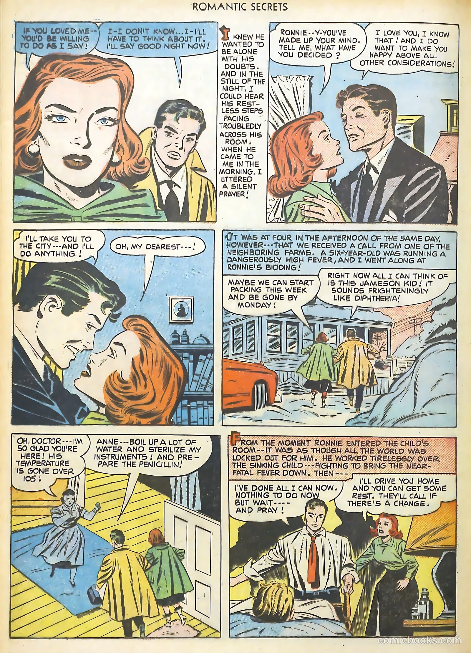 Romantic Secrets #21 (1951) — page 32 of 36