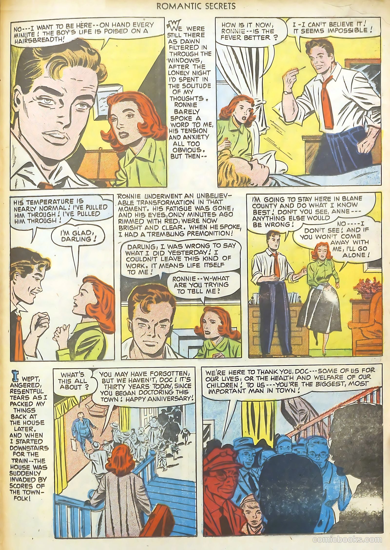 Romantic Secrets #21 (1951) — page 33 of 36