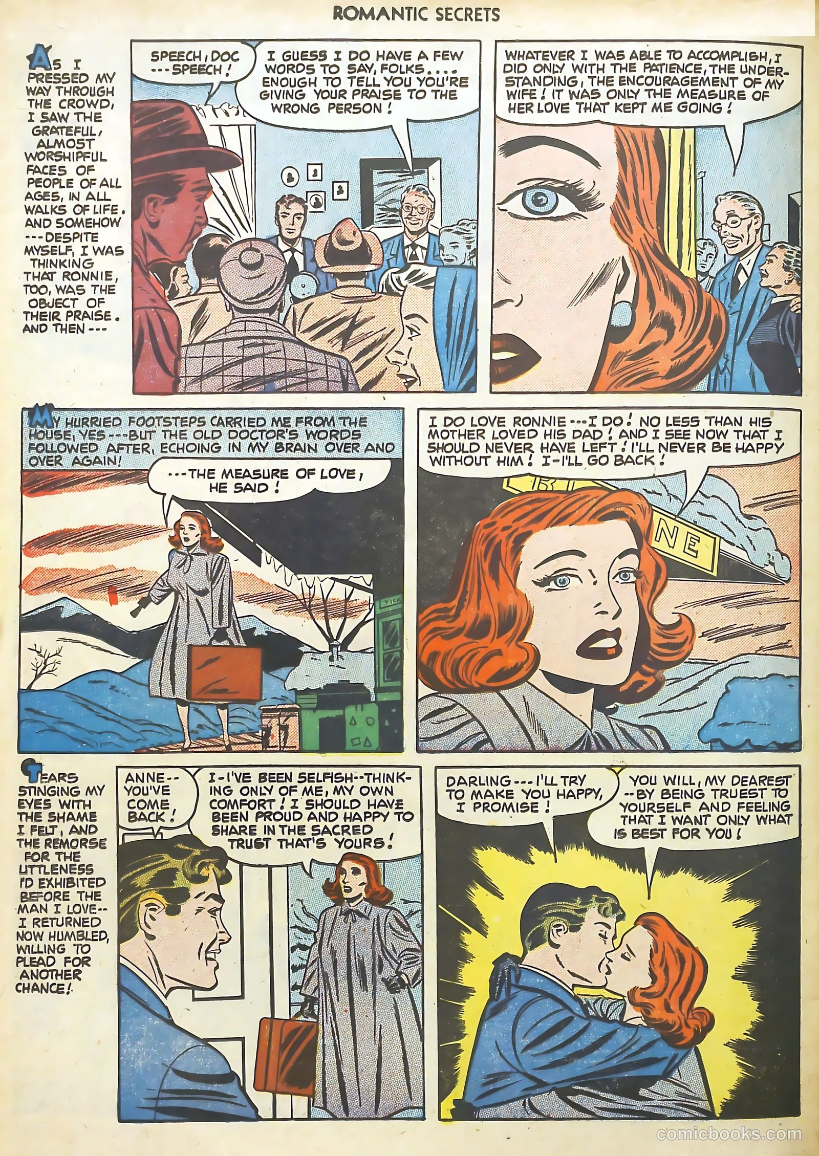 Romantic Secrets #21 (1951) — page 34 of 36