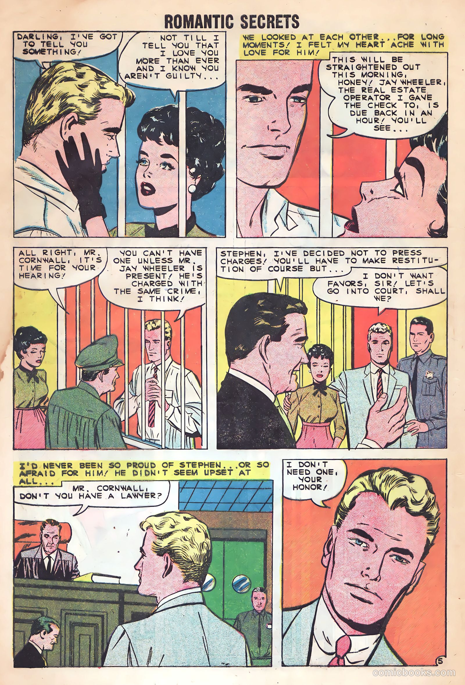 Romantic Secrets #22 (1959) — page 8 of 36