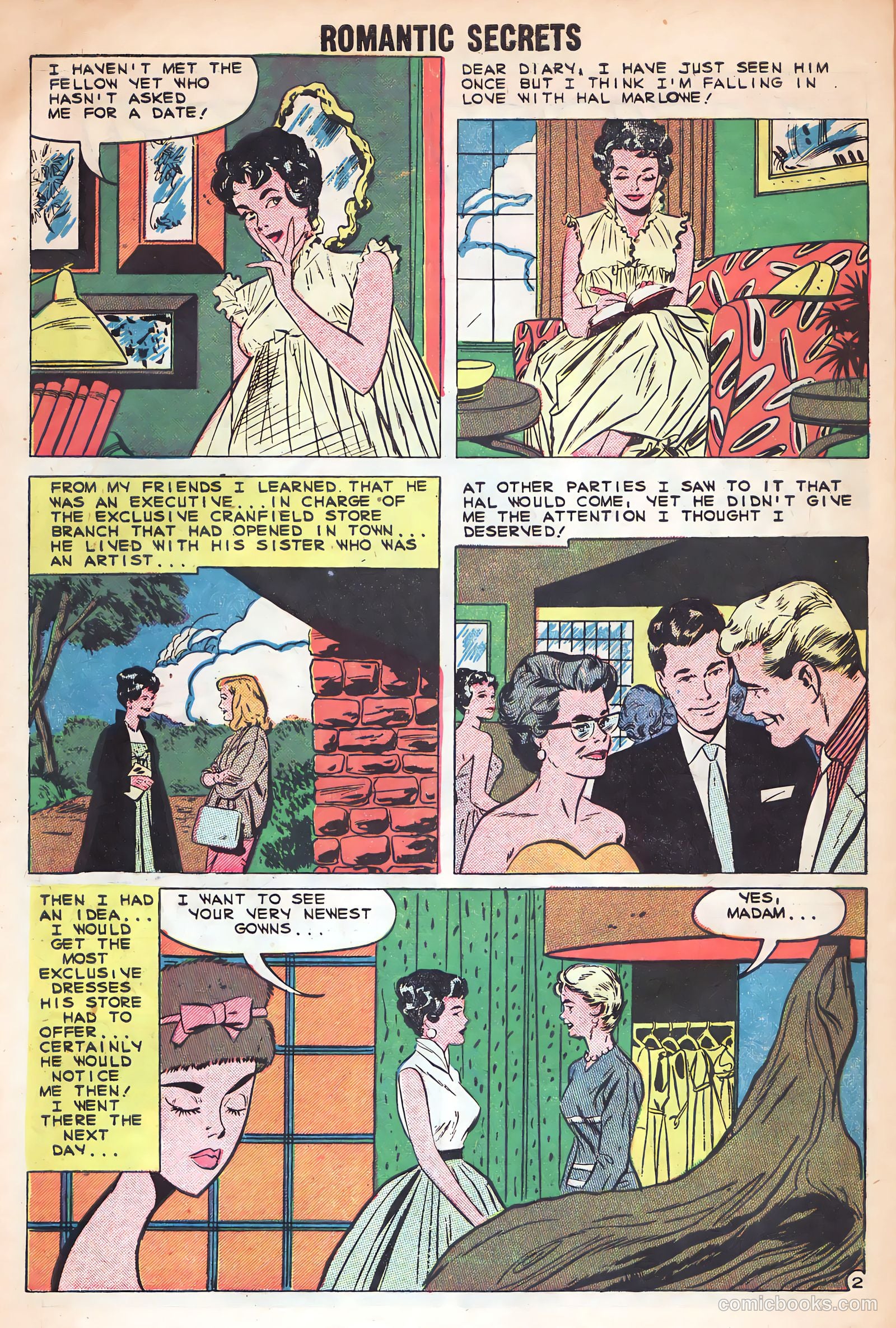 Romantic Secrets #22 (1959) — page 30 of 36