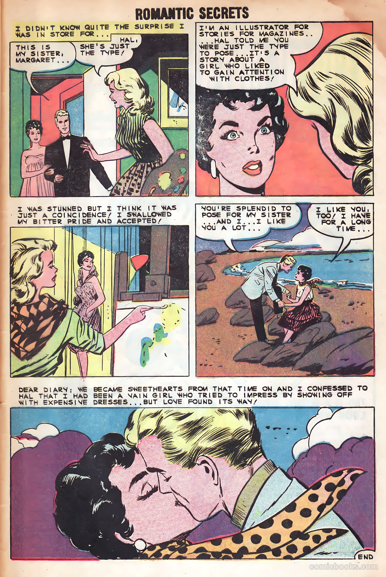 Romantic Secrets #22 (1959) — page 33 of 36