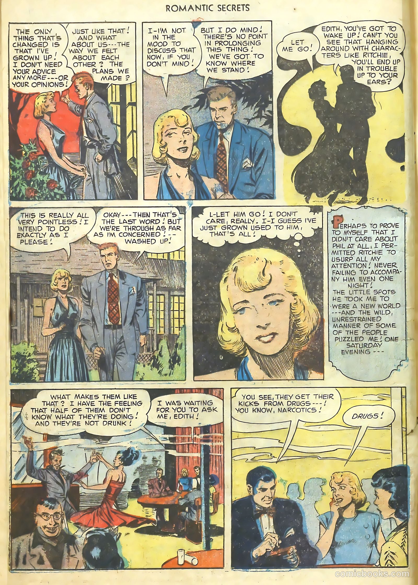 Romantic Secrets #22 (1951) — page 8 of 36