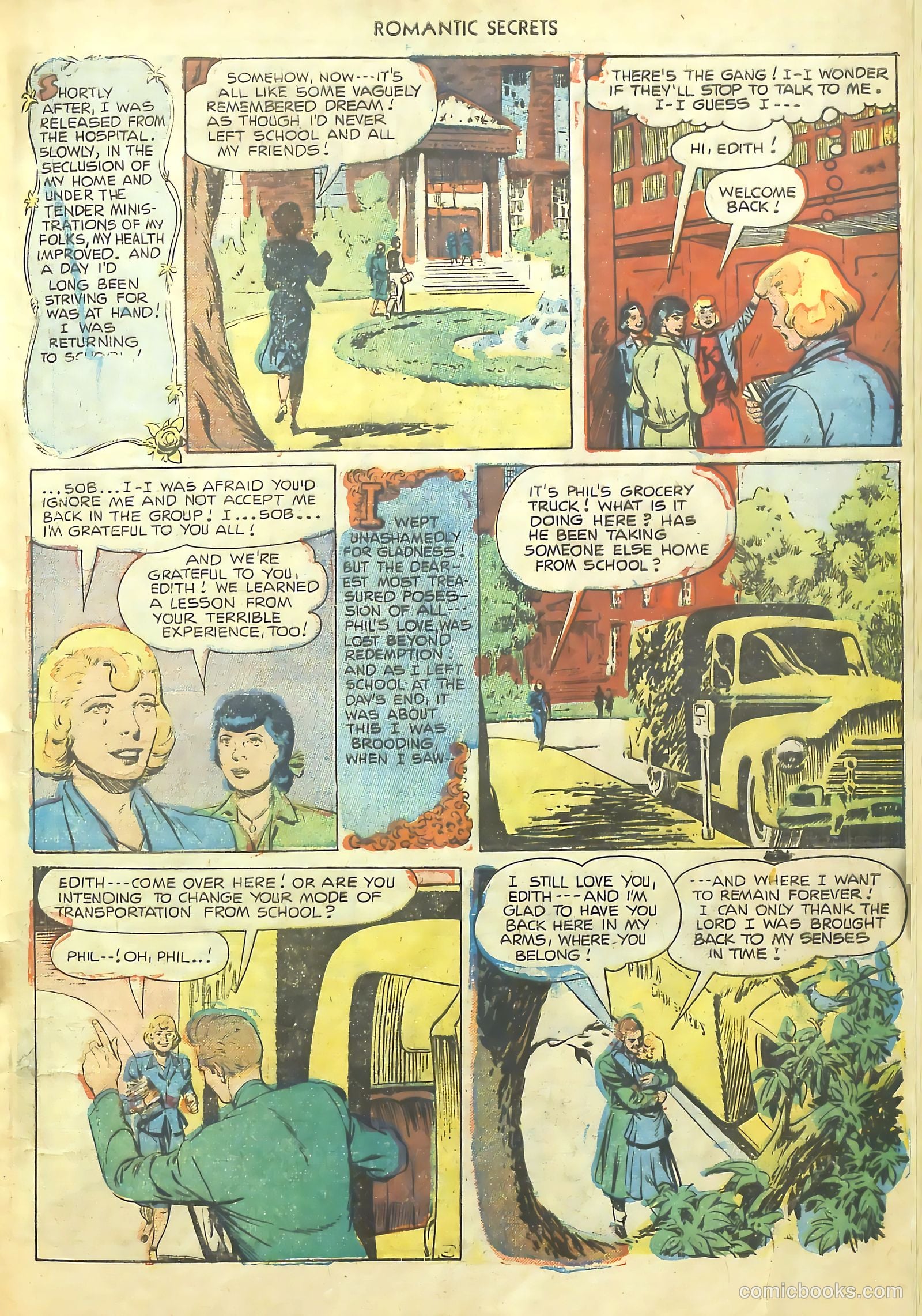 Romantic Secrets #22 (1951) — page 13 of 36