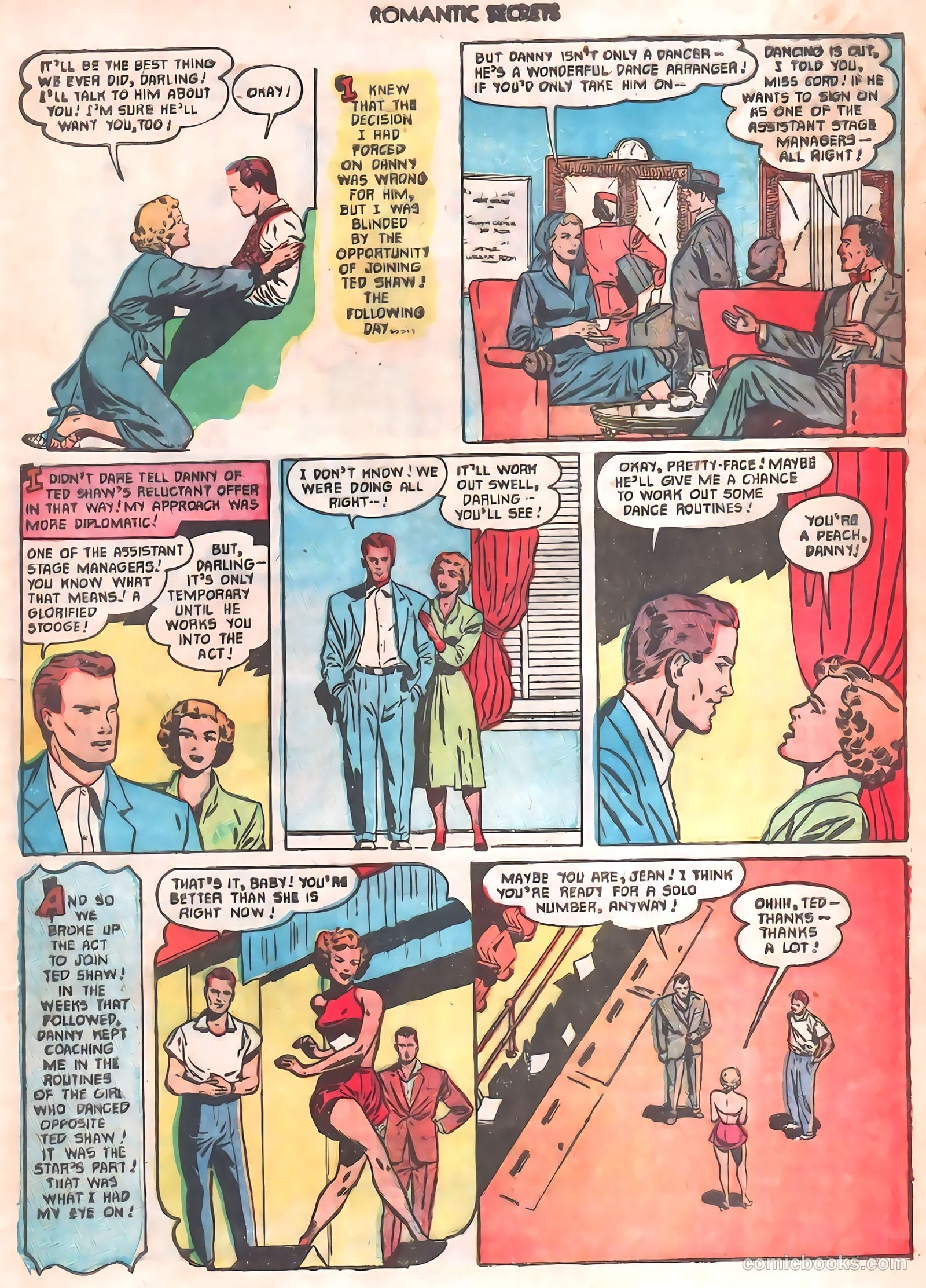 Romantic Secrets #22 (1951) — page 17 of 36