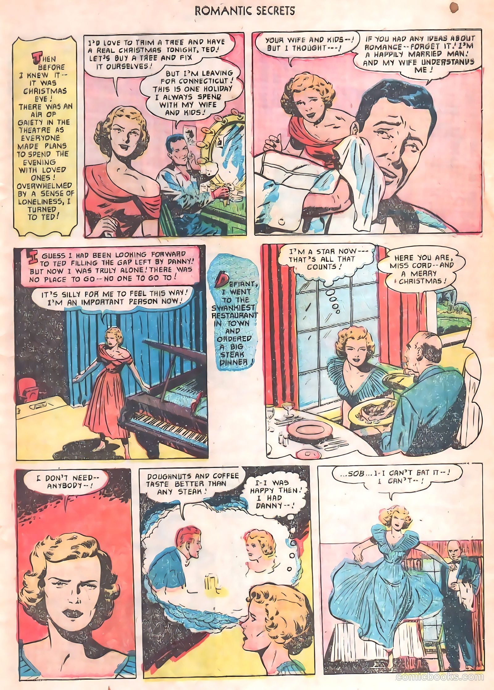 Romantic Secrets #22 (1951) — page 21 of 36