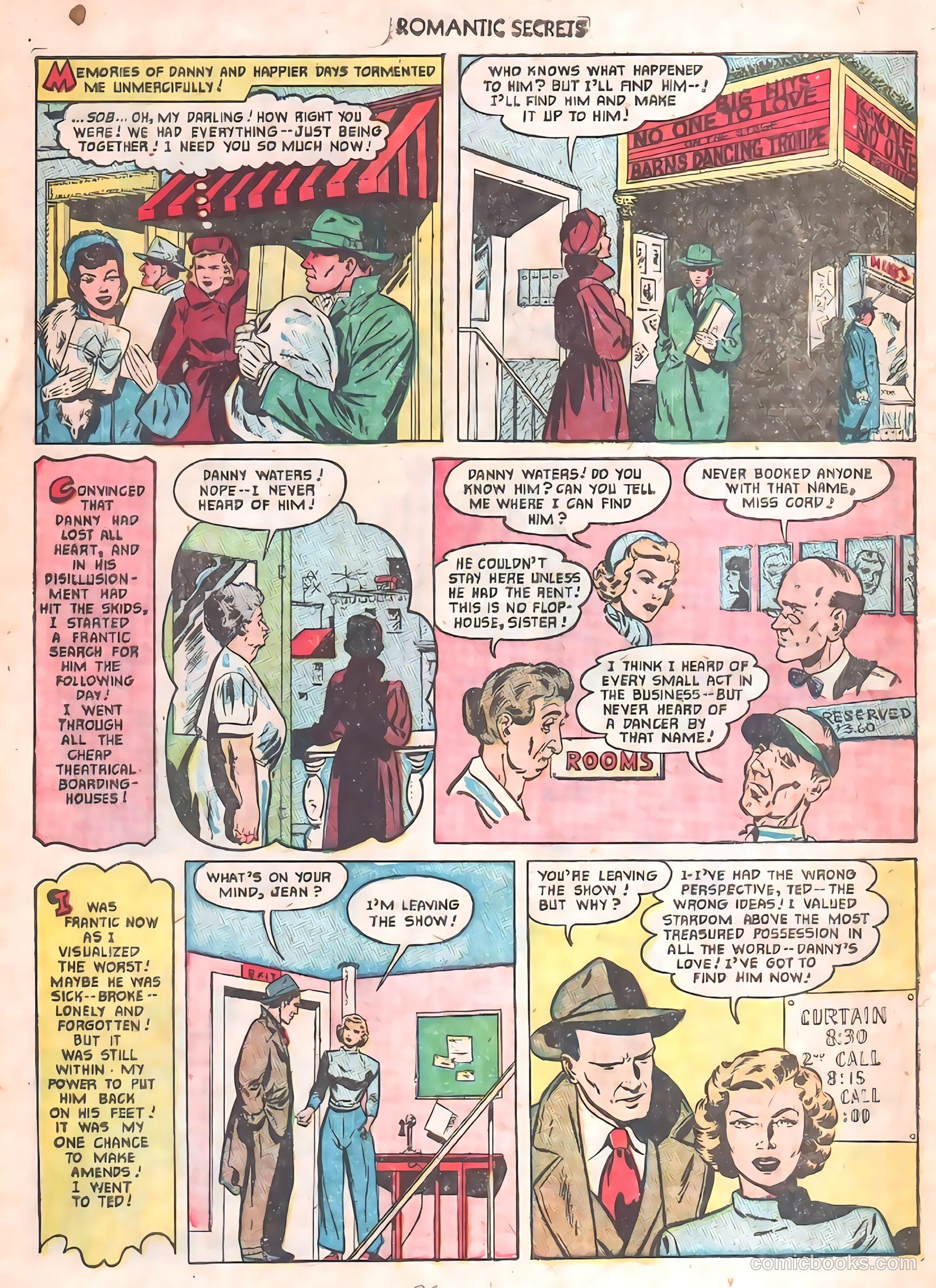 Romantic Secrets #22 (1951) — page 22 of 36
