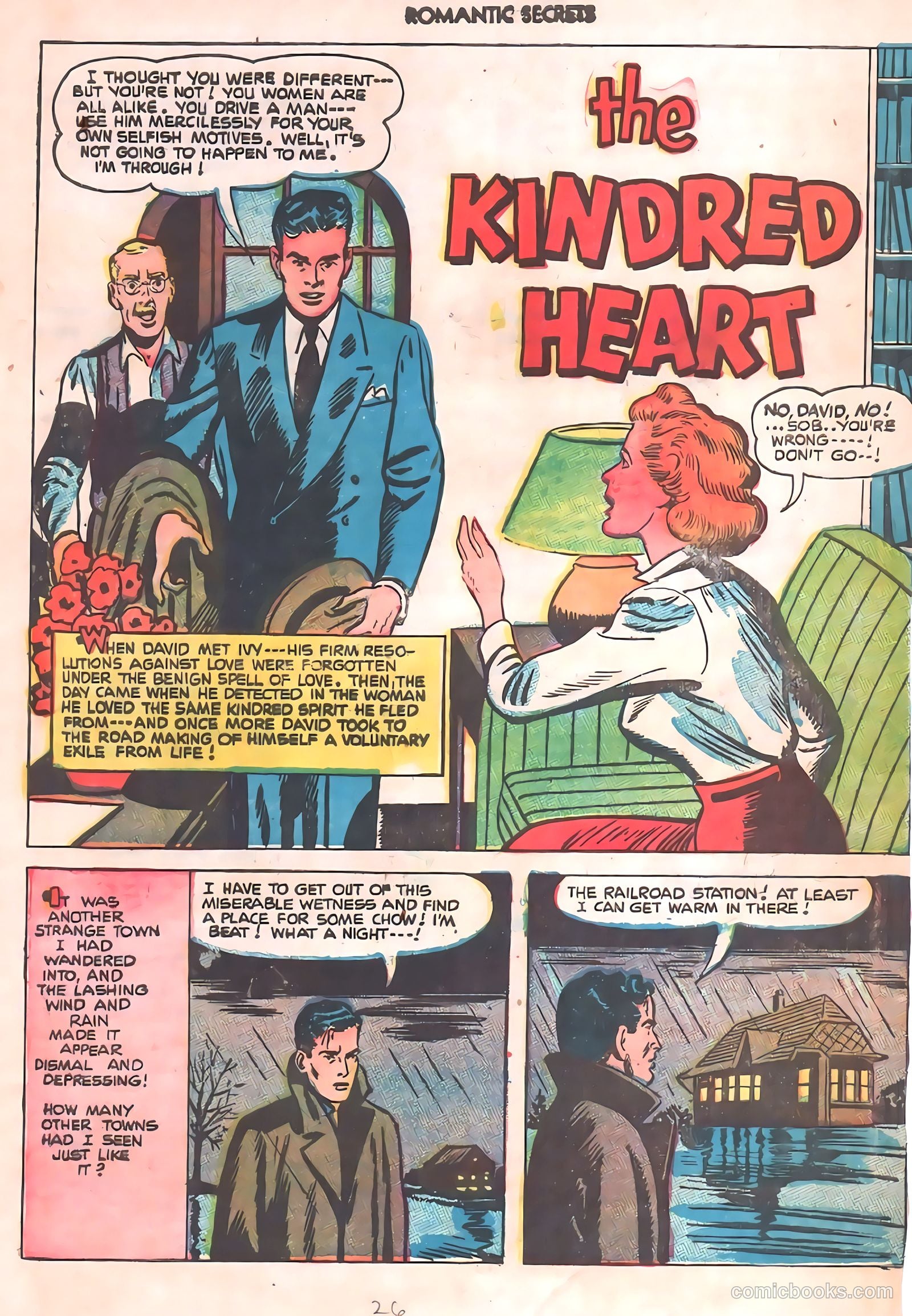 Romantic Secrets #22 (1951) — page 26 of 36