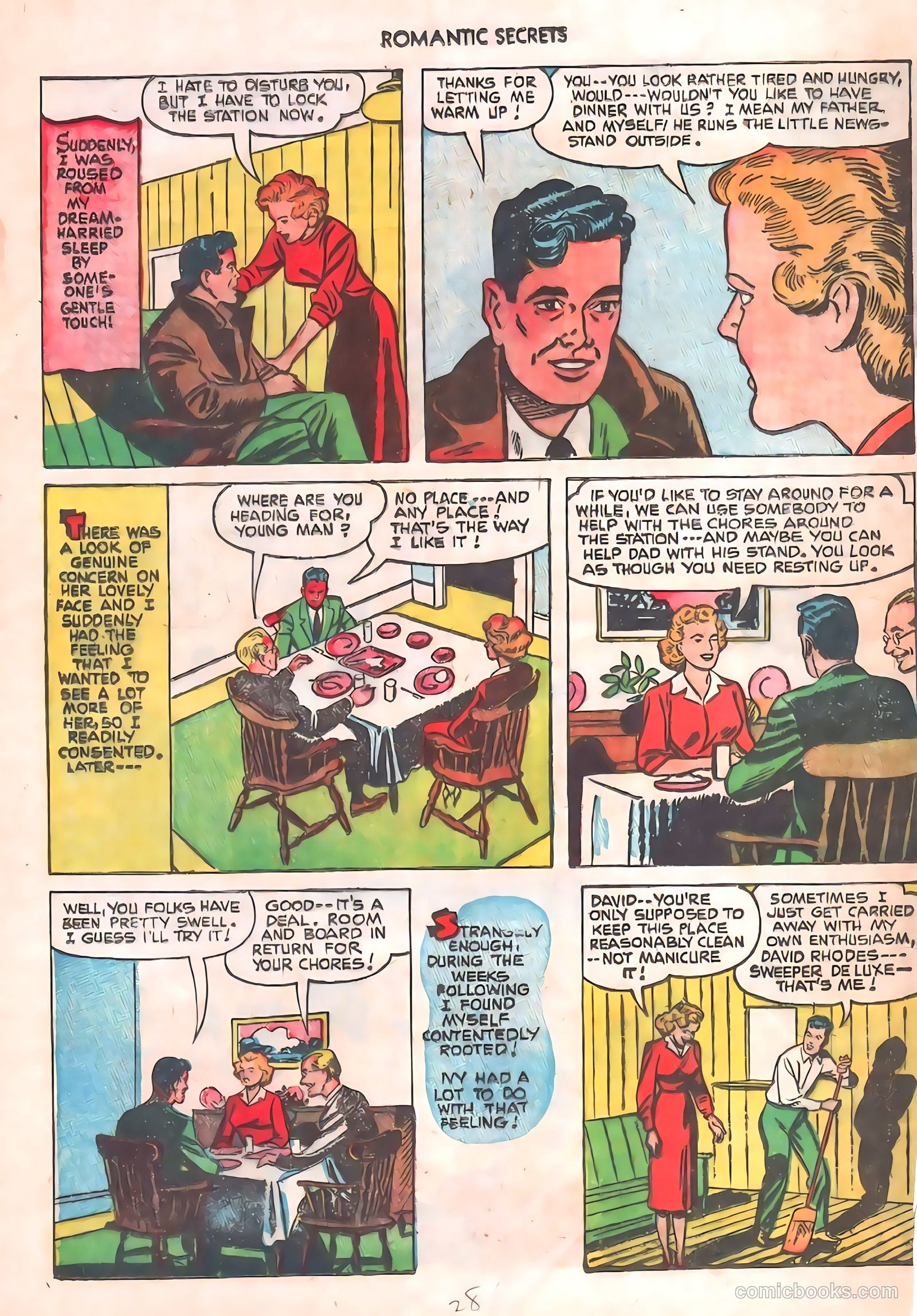 Romantic Secrets #22 (1951) — page 28 of 36