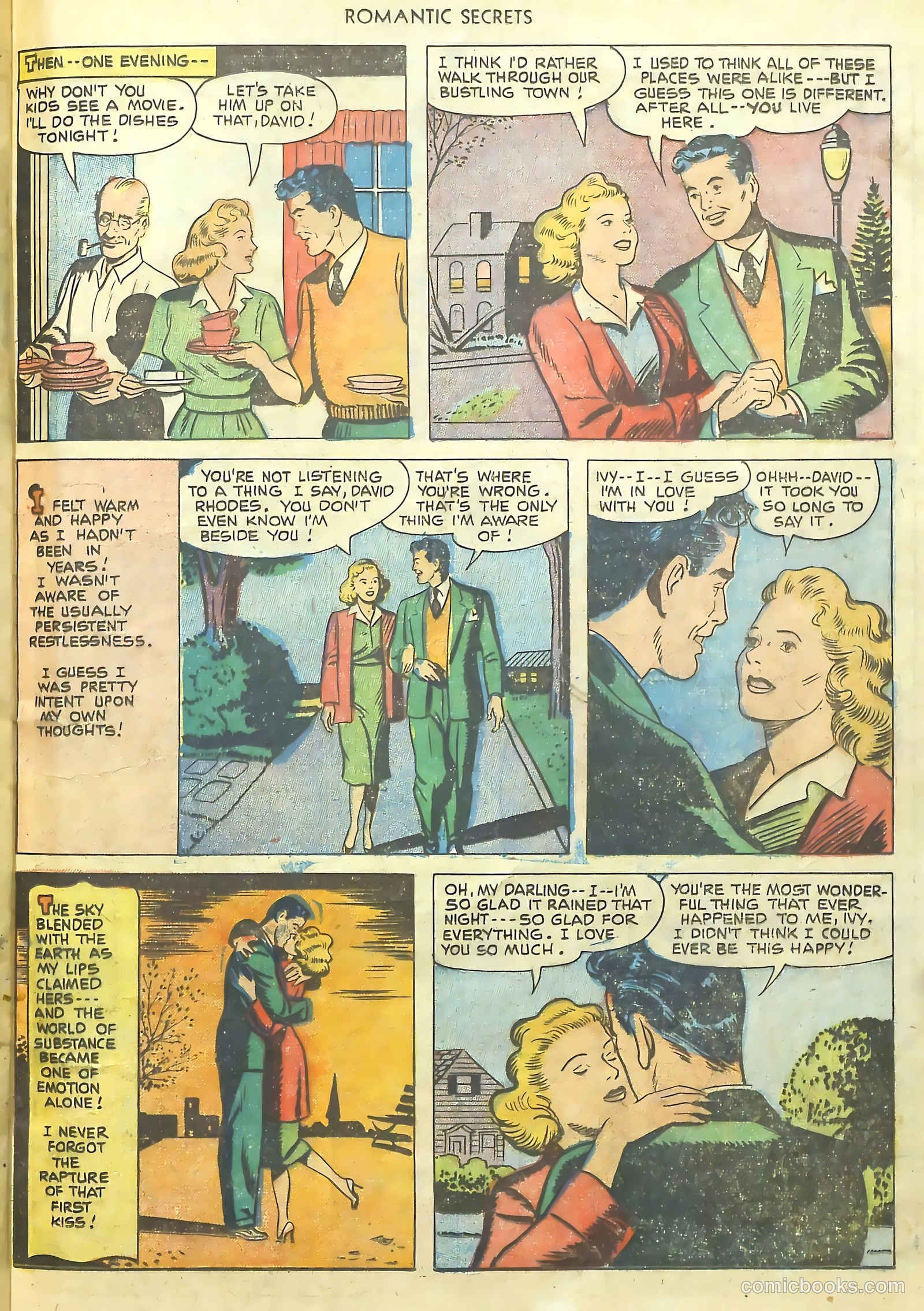 Romantic Secrets #22 (1951) — page 29 of 36