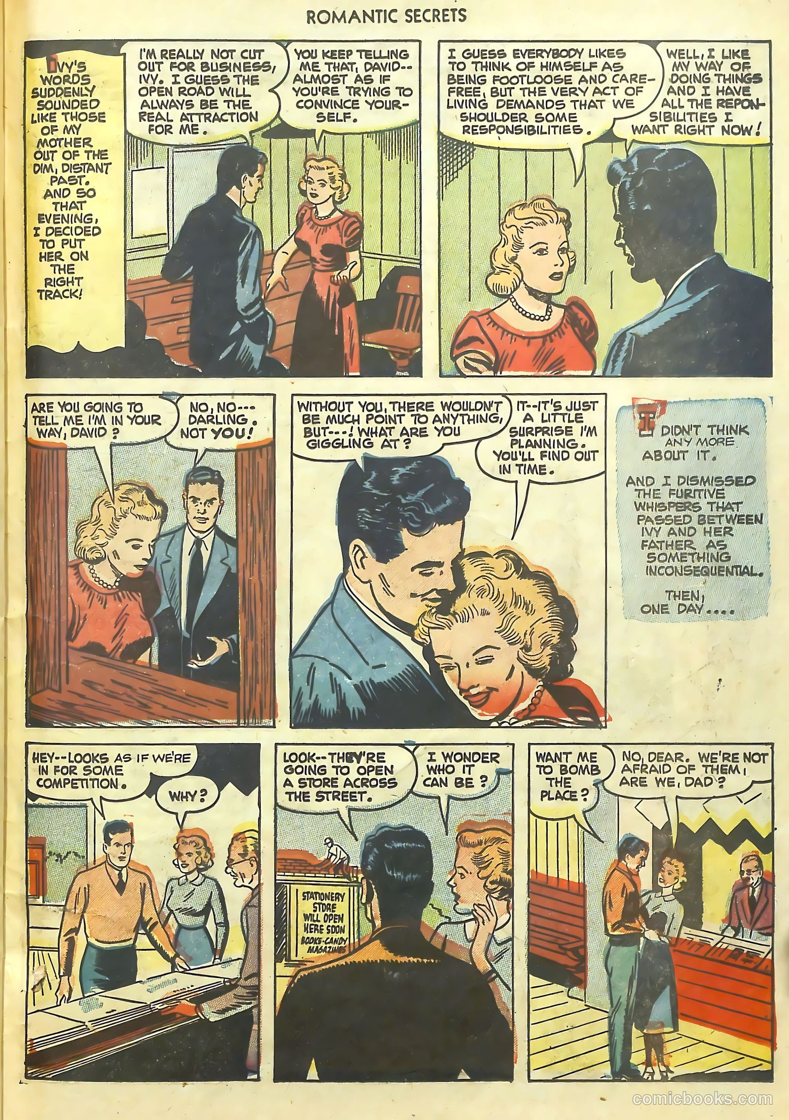 Romantic Secrets #22 (1951) — page 31 of 36