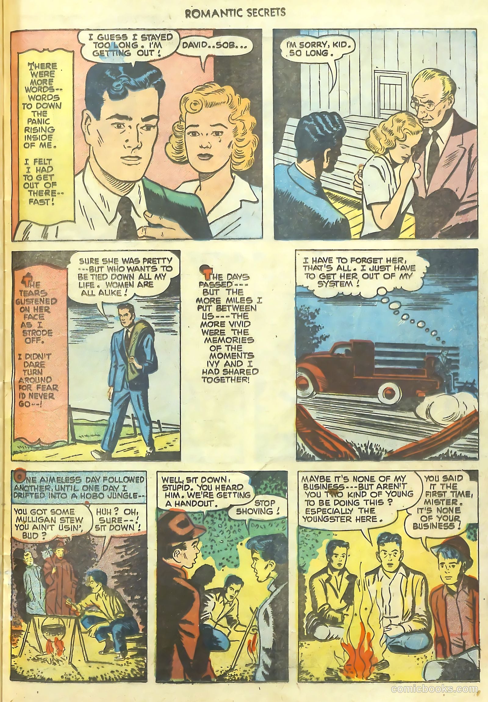 Romantic Secrets #22 (1951) — page 33 of 36