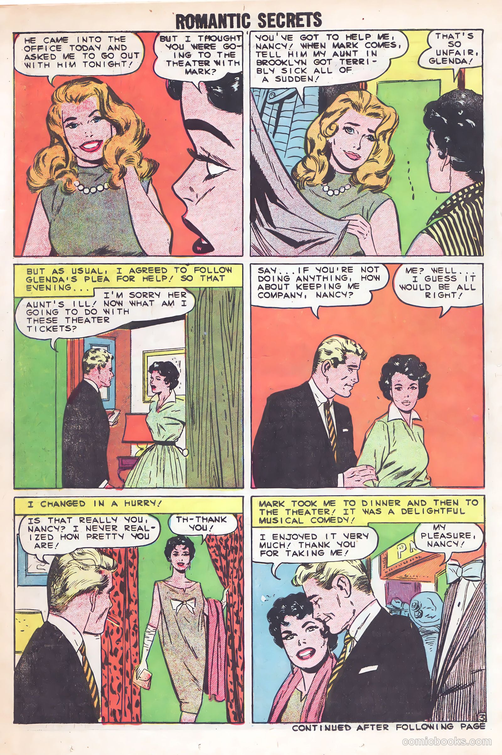 Romantic Secrets #23 (1959) — page 14 of 36