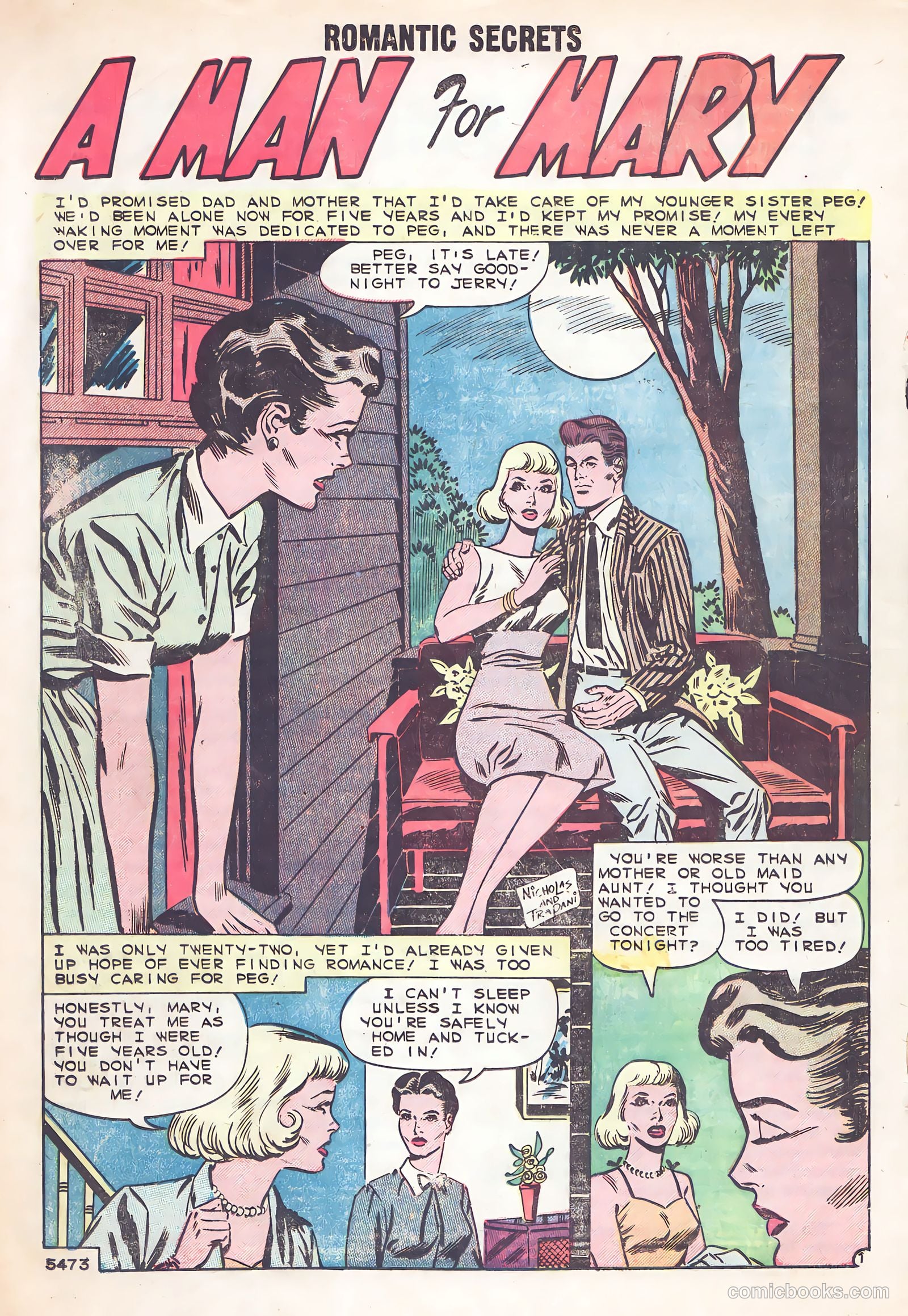 Romantic Secrets #23 (1959) — page 20 of 36