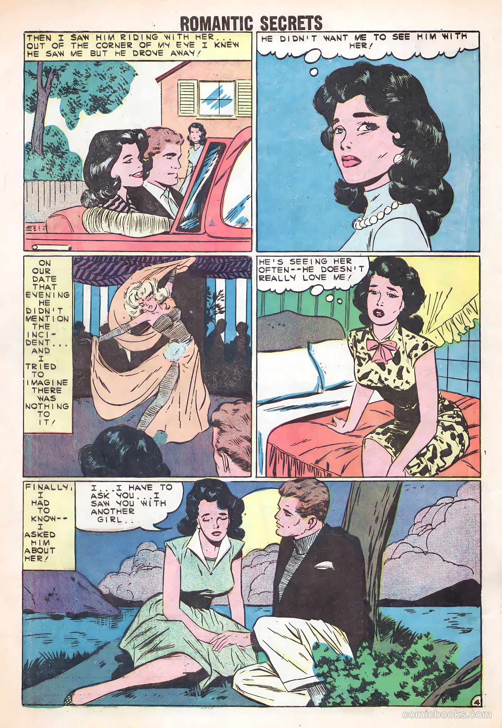 Romantic Secrets #23 (1959) — page 32 of 36