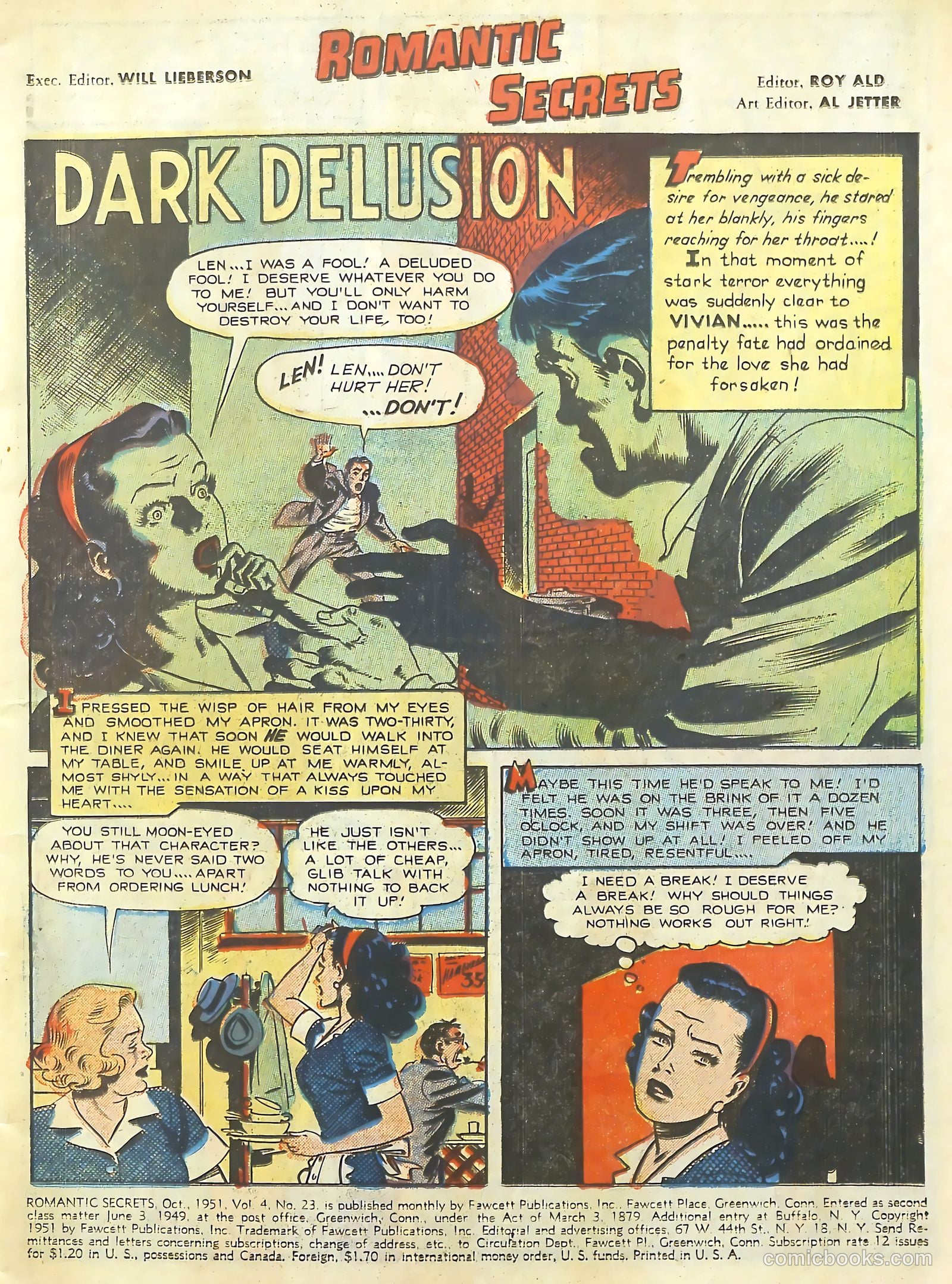 Romantic Secrets #23 (1951) — page 3 of 36
