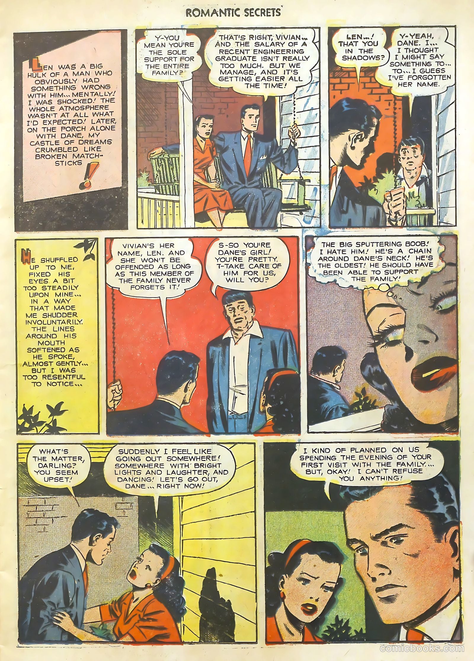 Romantic Secrets #23 (1951) — page 7 of 36