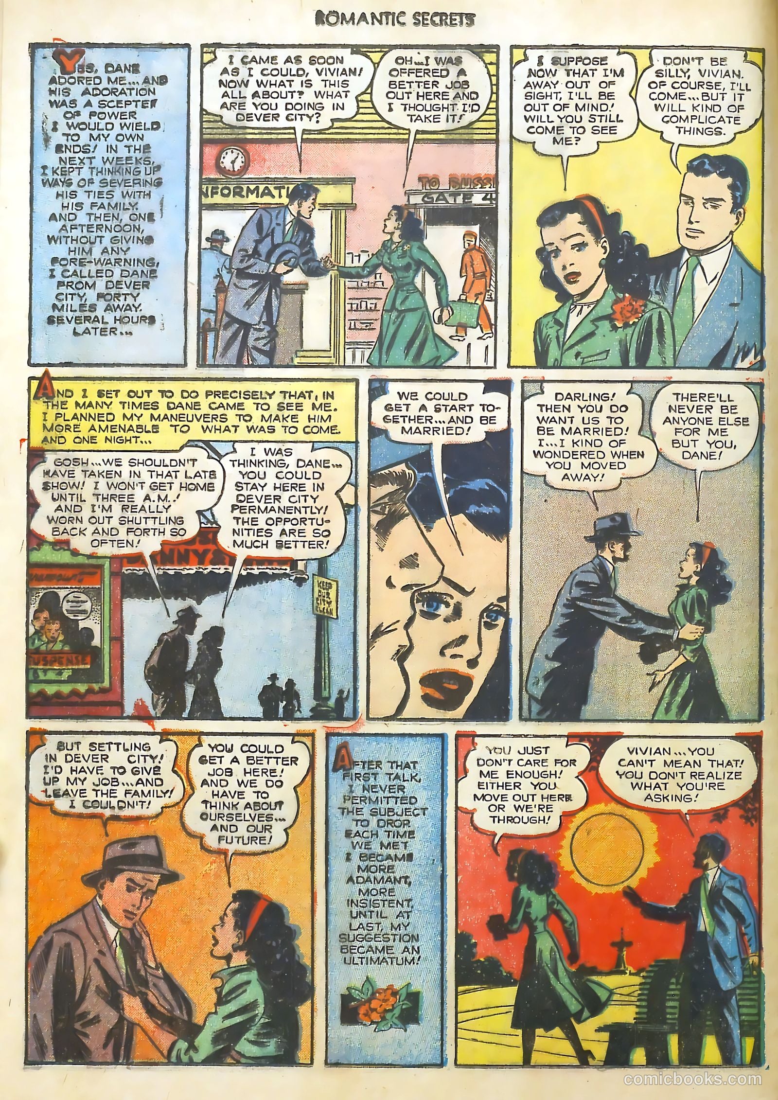 Romantic Secrets #23 (1951) — page 8 of 36