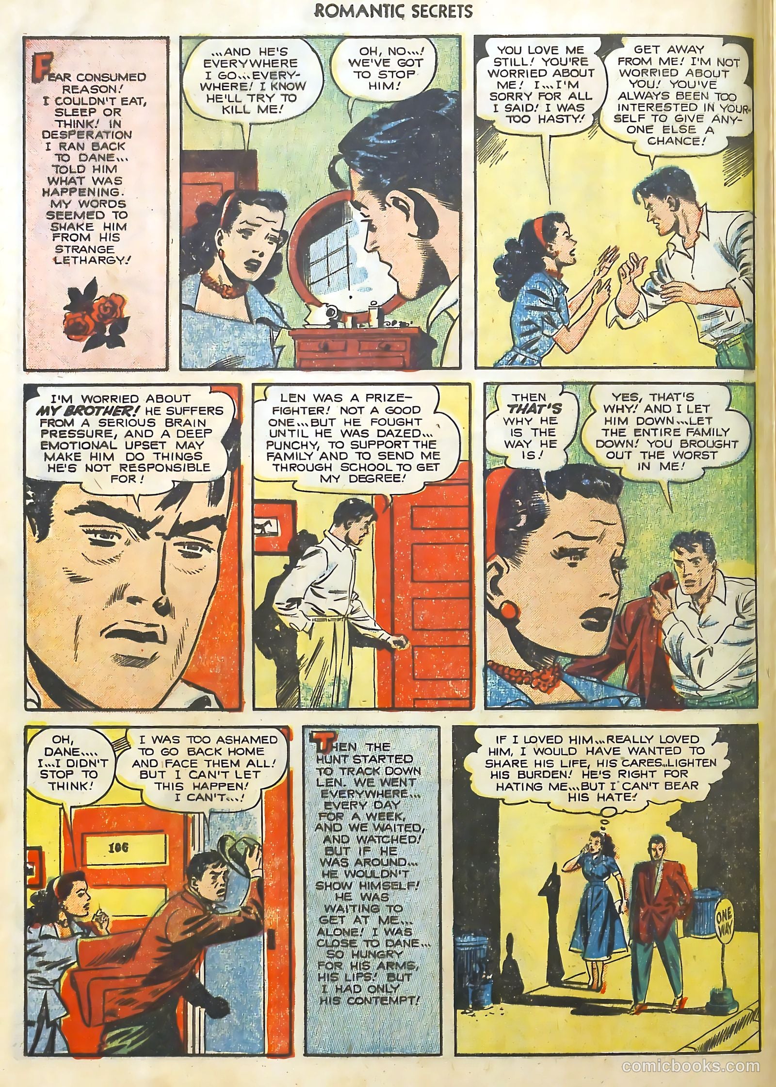 Romantic Secrets #23 (1951) — page 12 of 36