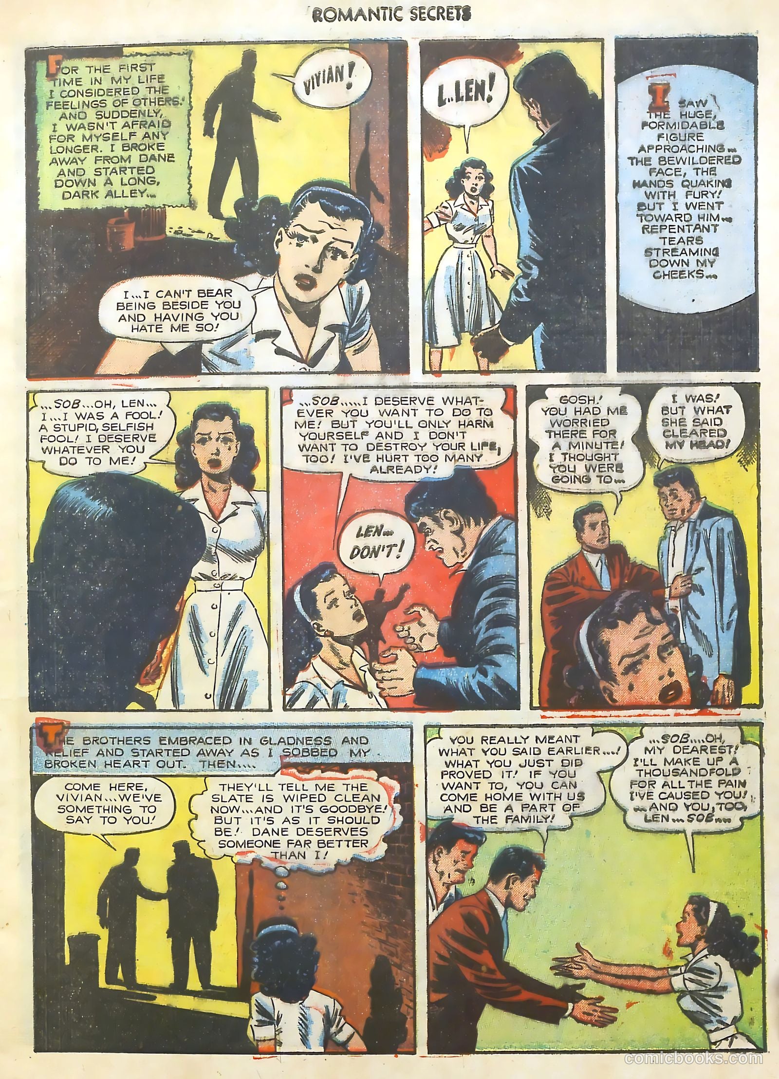 Romantic Secrets #23 (1951) — page 13 of 36