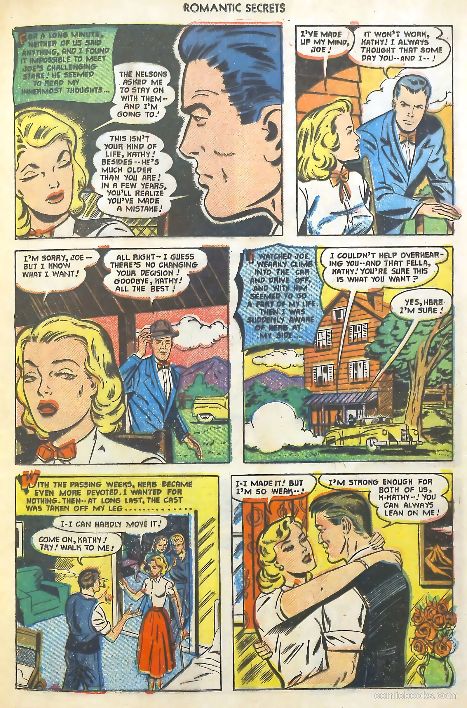 Romantic Secrets #23 (1951) — page 29 of 36