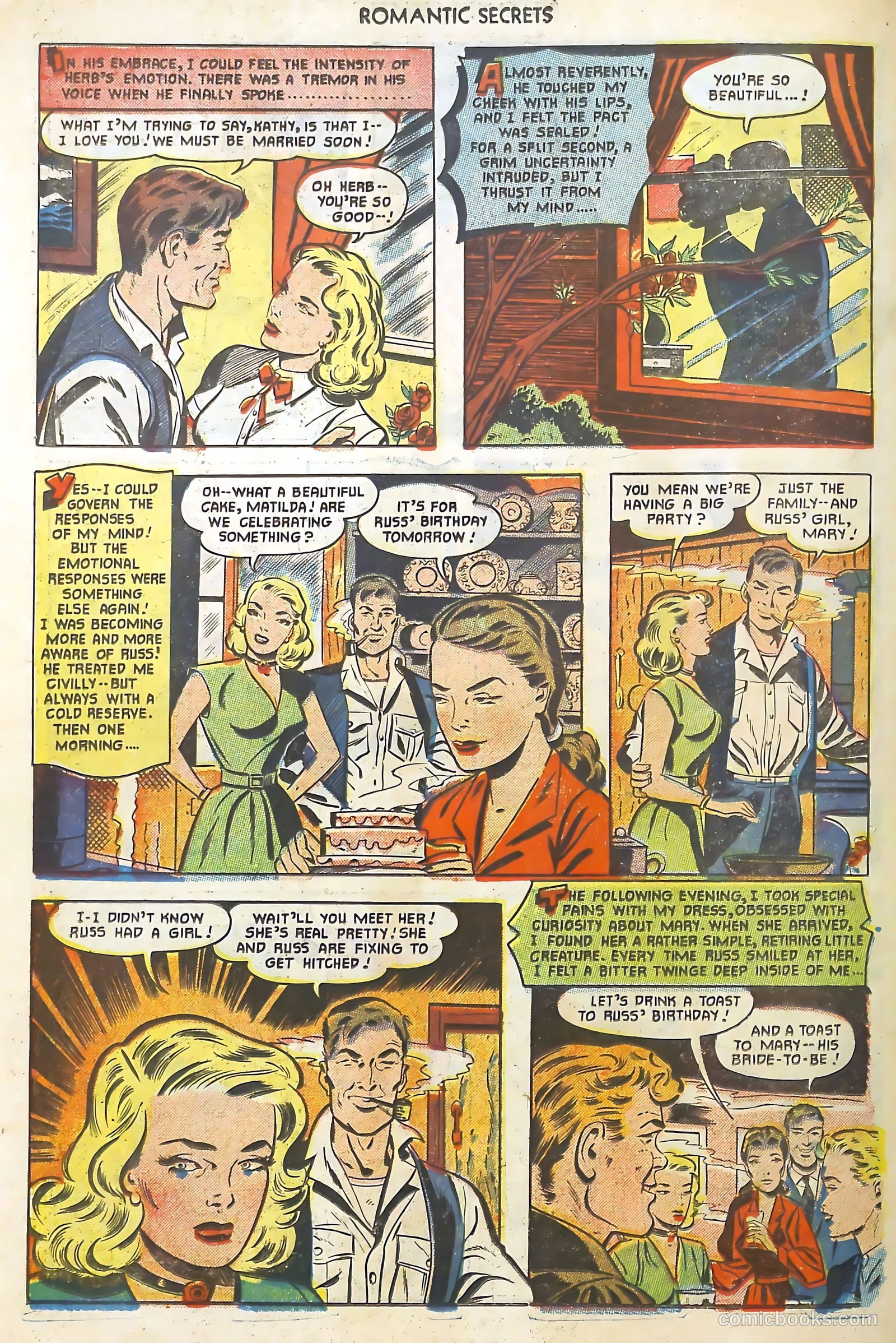 Romantic Secrets #23 (1951) — page 30 of 36