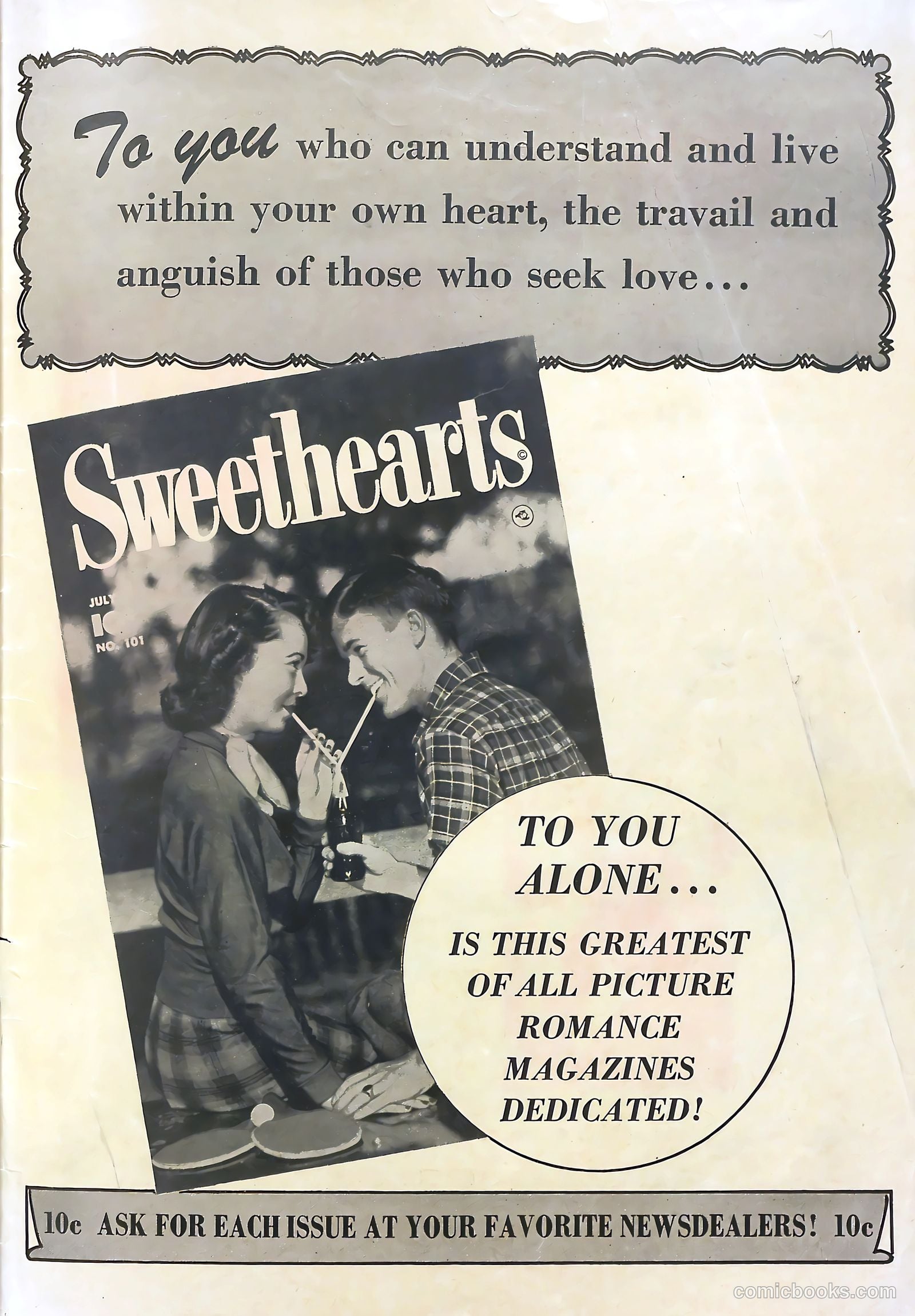 Romantic Secrets #23 (1951) — page 35 of 36