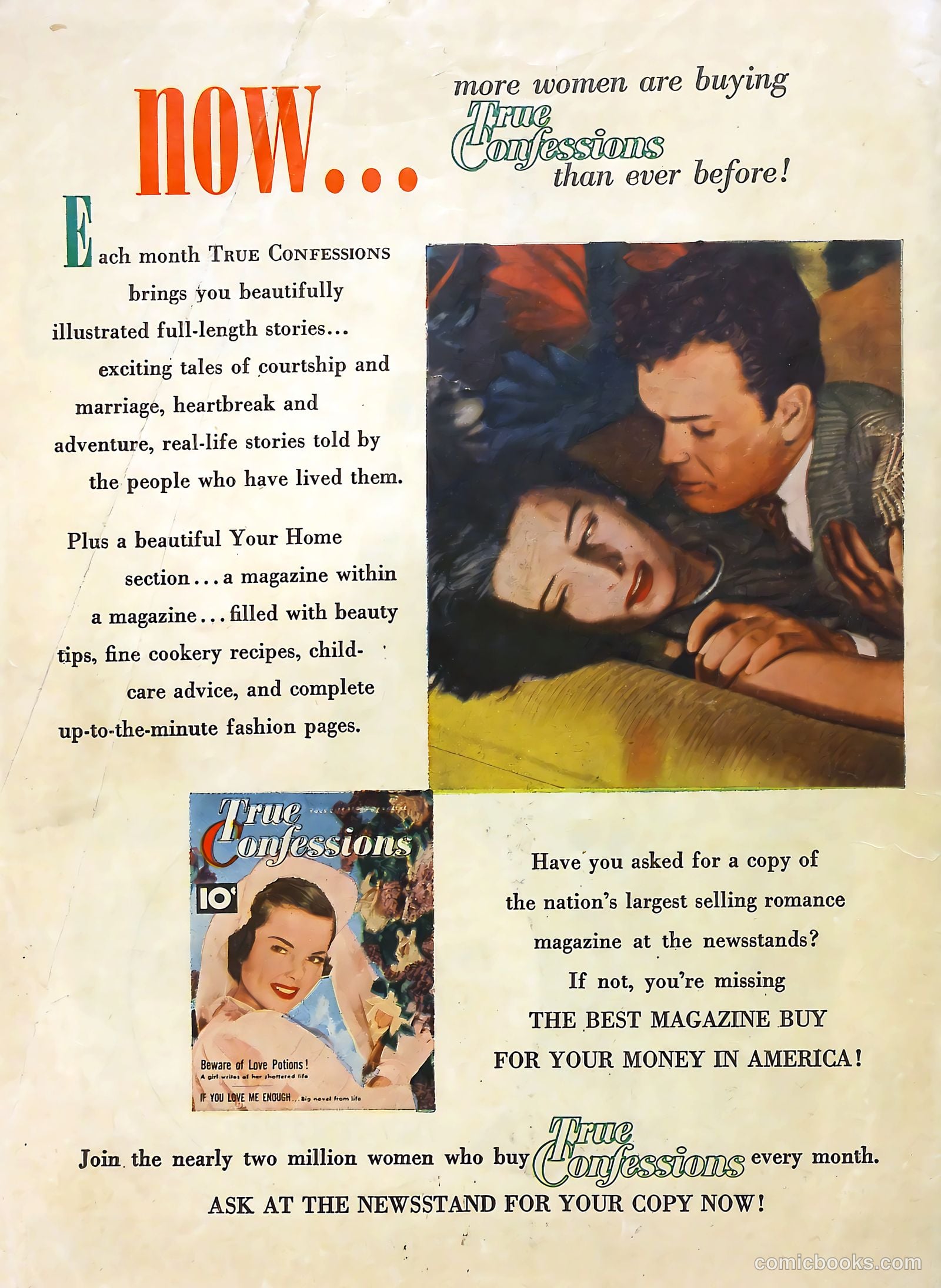 Romantic Secrets #23 (1951) — page 36 of 36