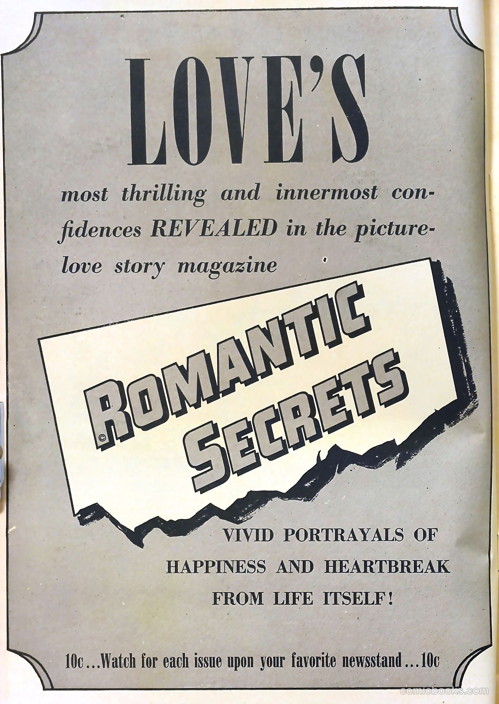 Romantic Secrets #24 (1951) — page 2 of 36