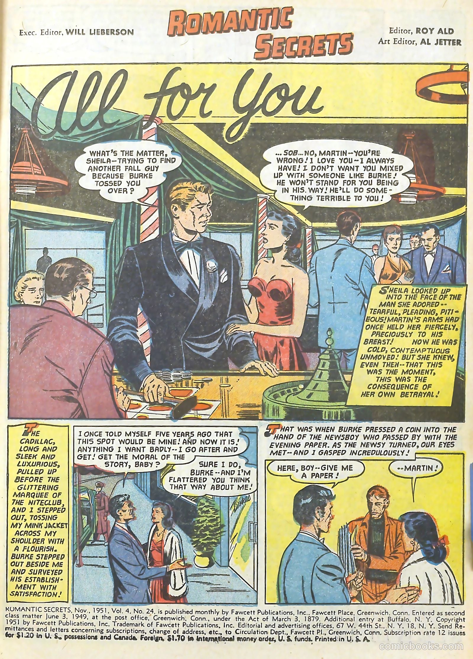 Romantic Secrets #24 (1951) — page 3 of 36
