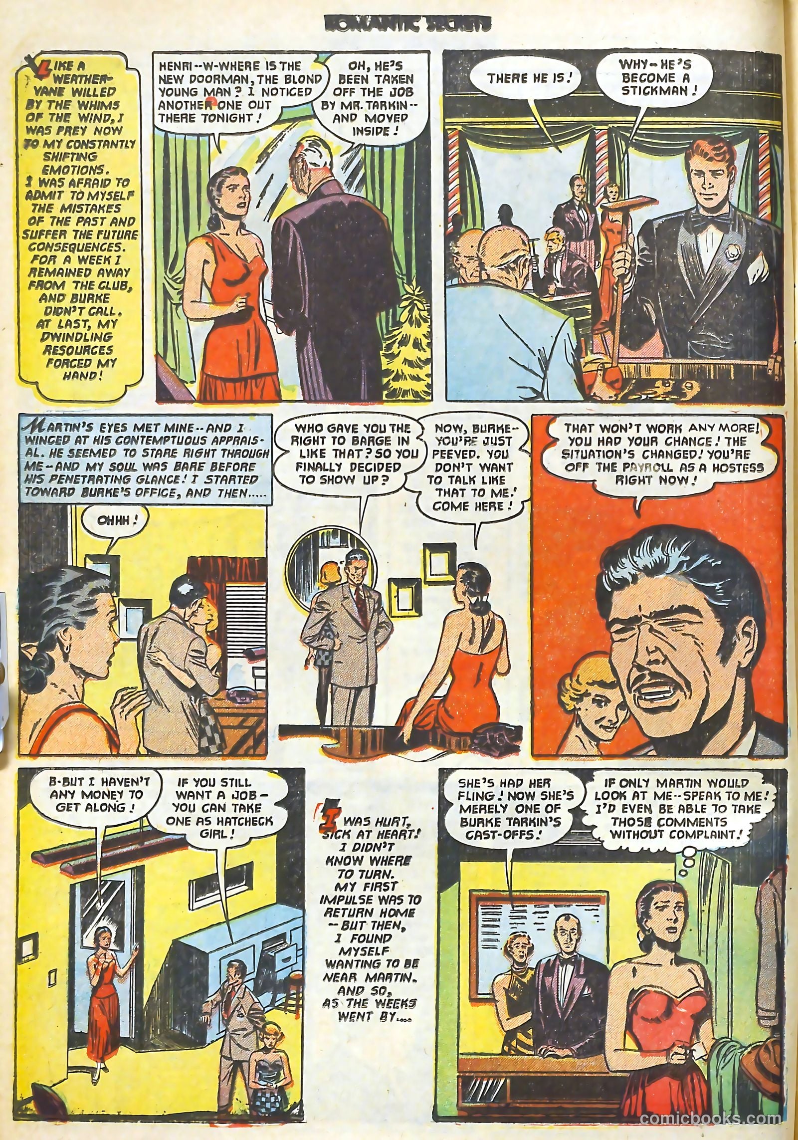 Romantic Secrets #24 (1951) — page 8 of 36