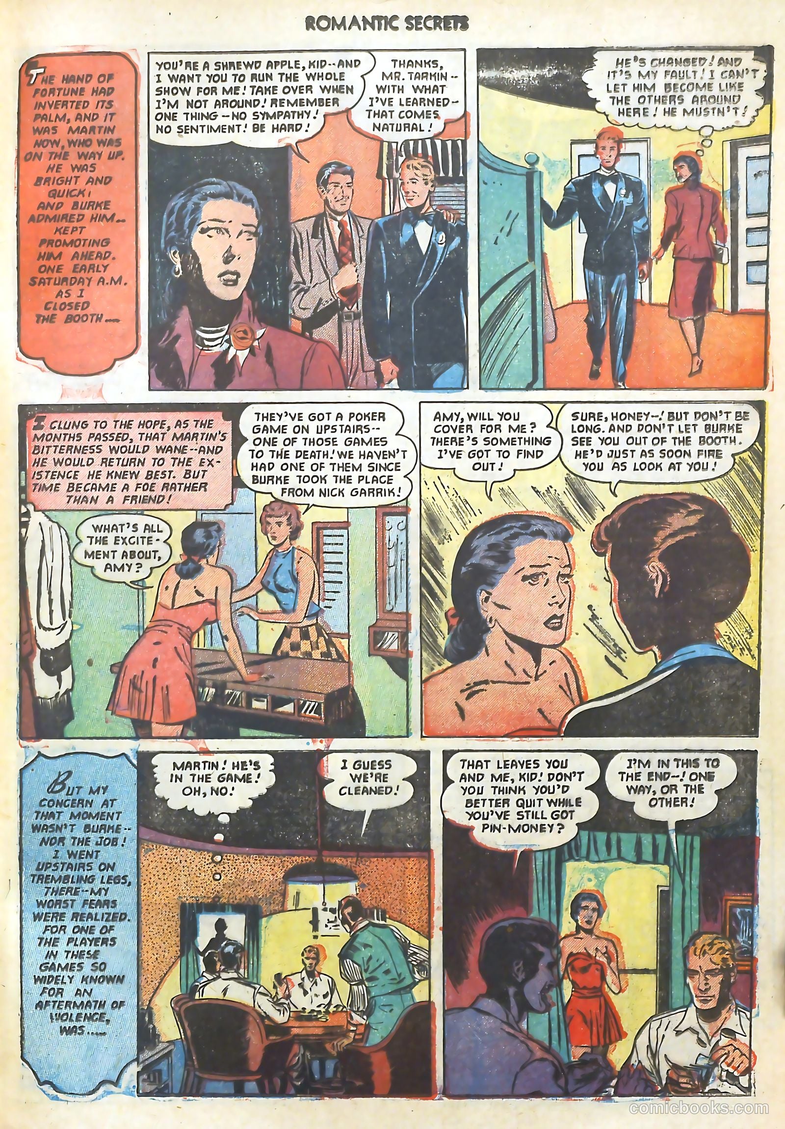 Romantic Secrets #24 (1951) — page 9 of 36