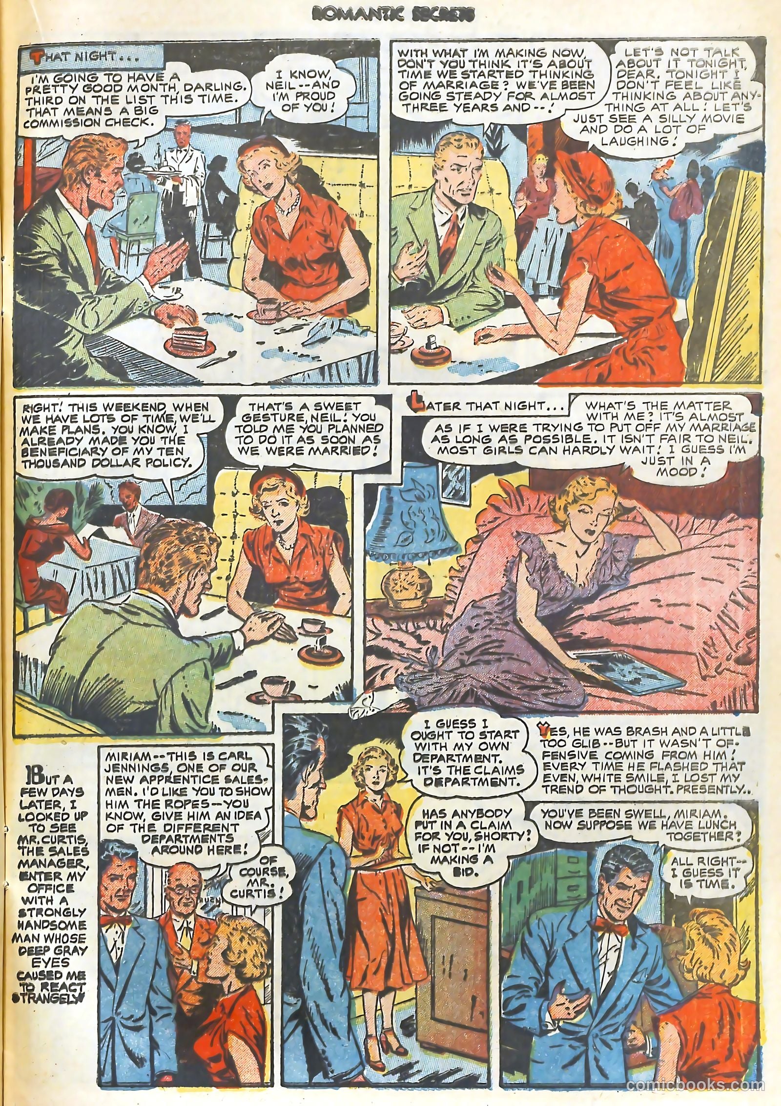 Romantic Secrets #24 (1951) — page 15 of 36