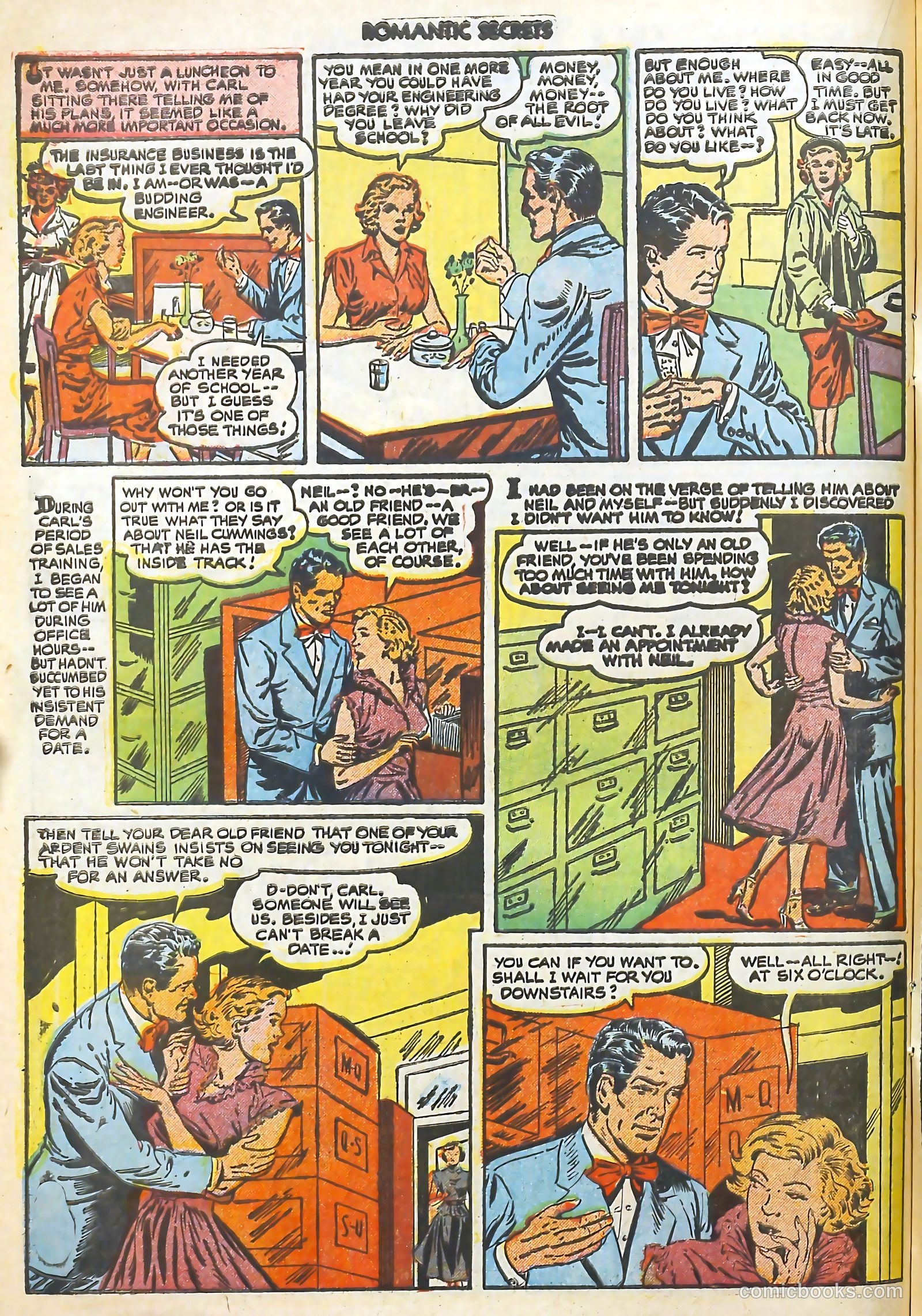 Romantic Secrets #24 (1951) — page 16 of 36
