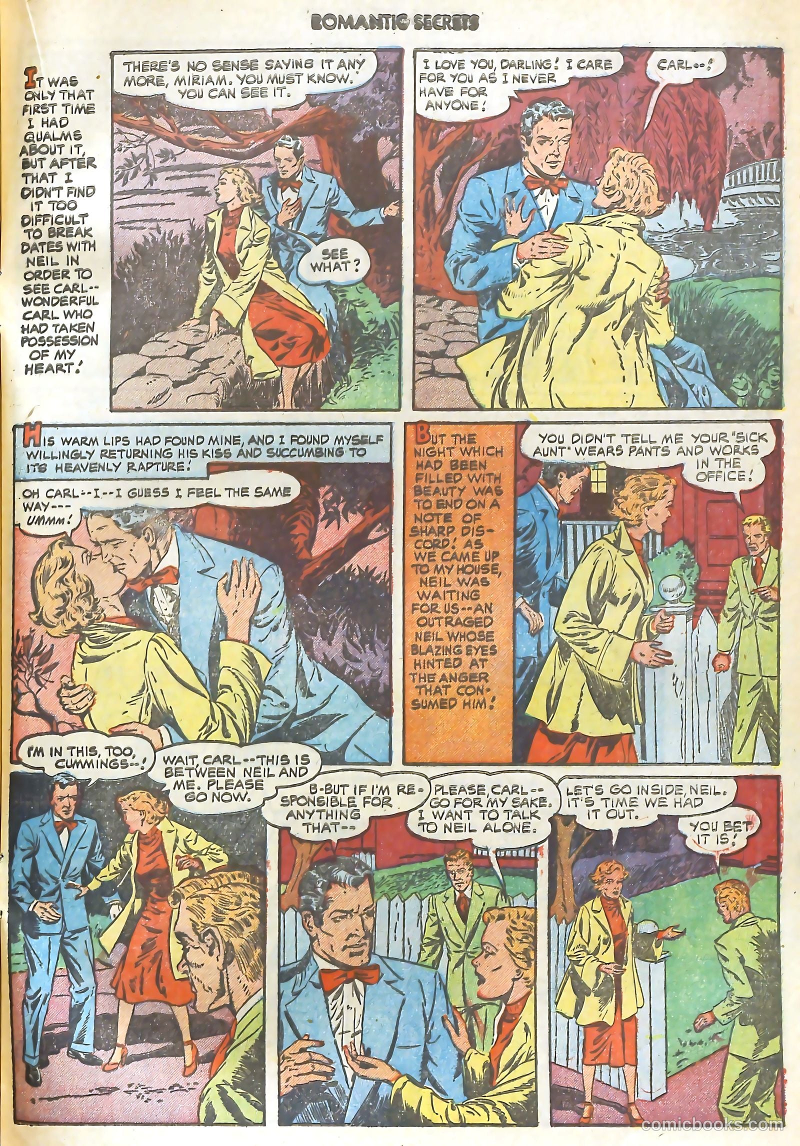 Romantic Secrets #24 (1951) — page 17 of 36