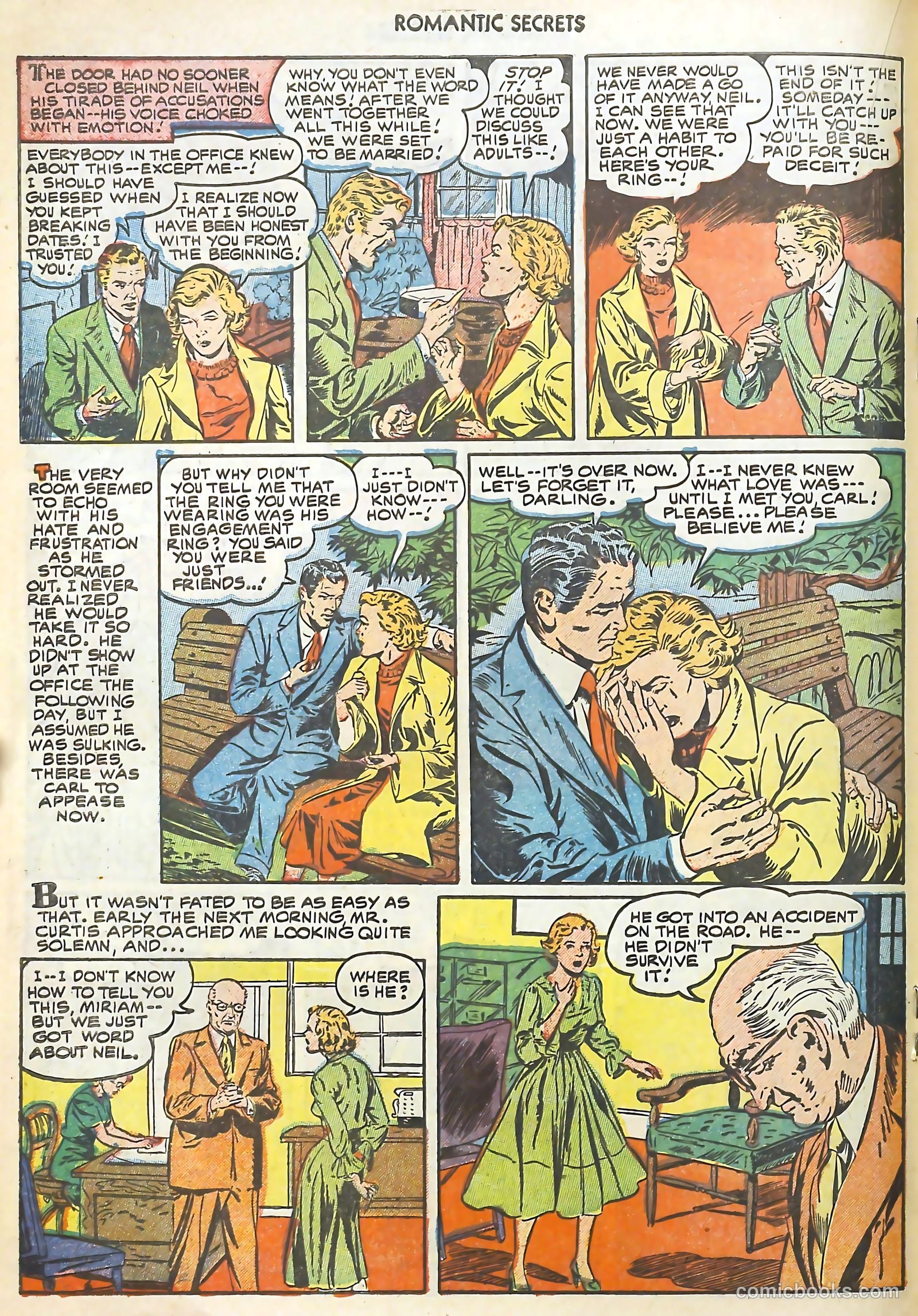 Romantic Secrets #24 (1951) — page 18 of 36