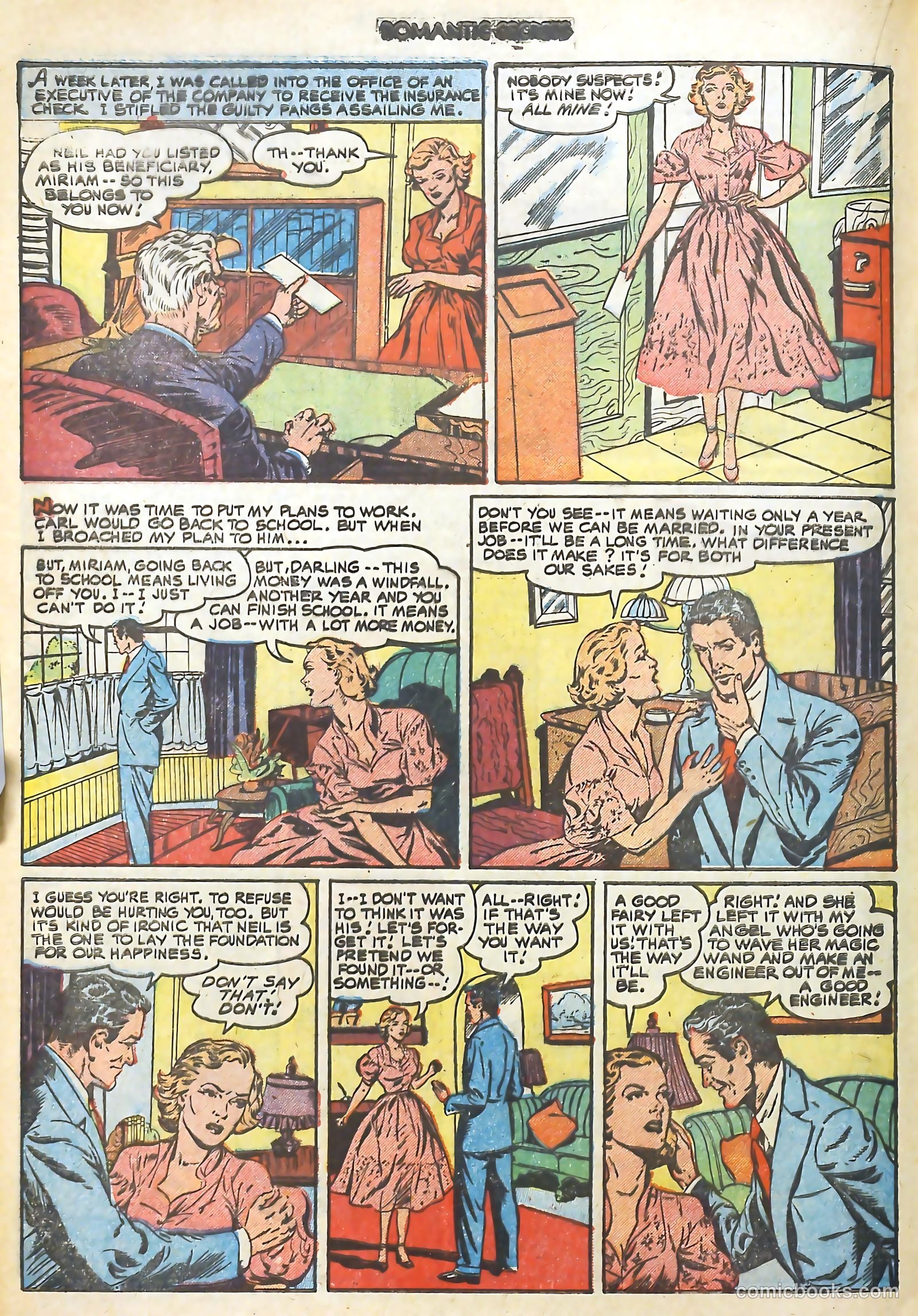 Romantic Secrets #24 (1951) — page 20 of 36