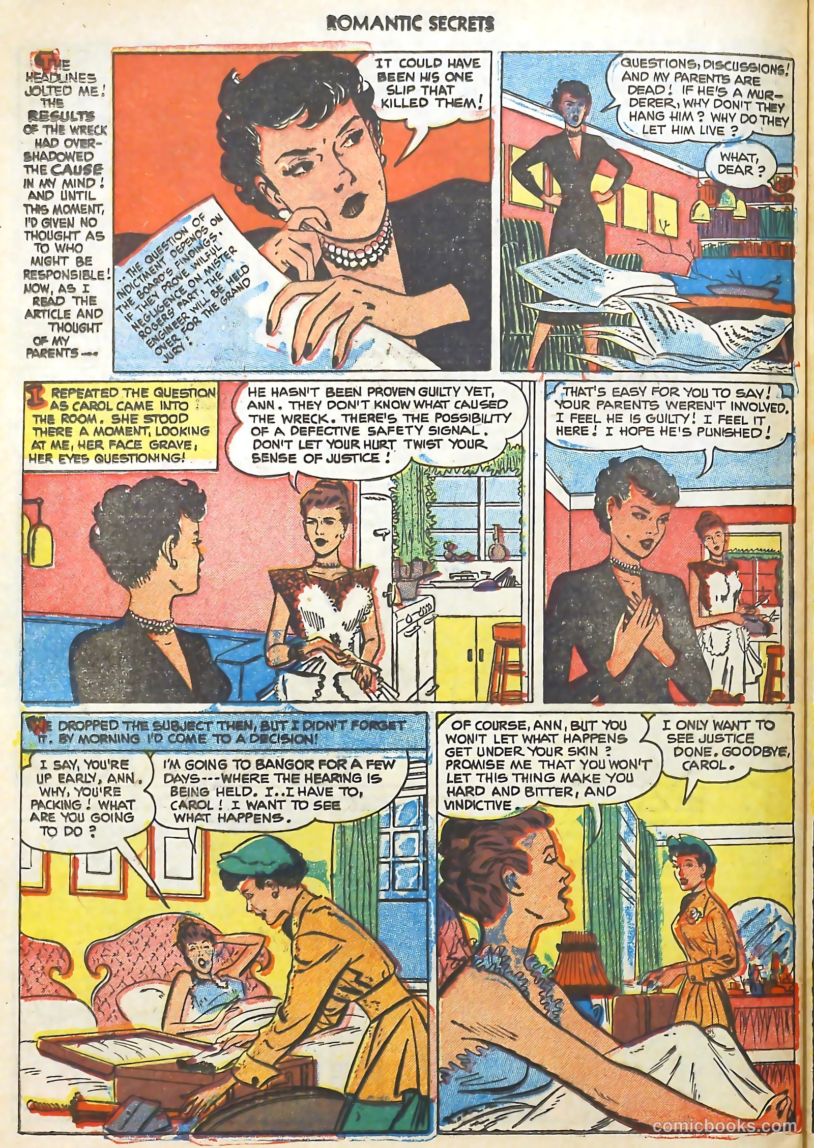 Romantic Secrets #24 (1951) — page 28 of 36
