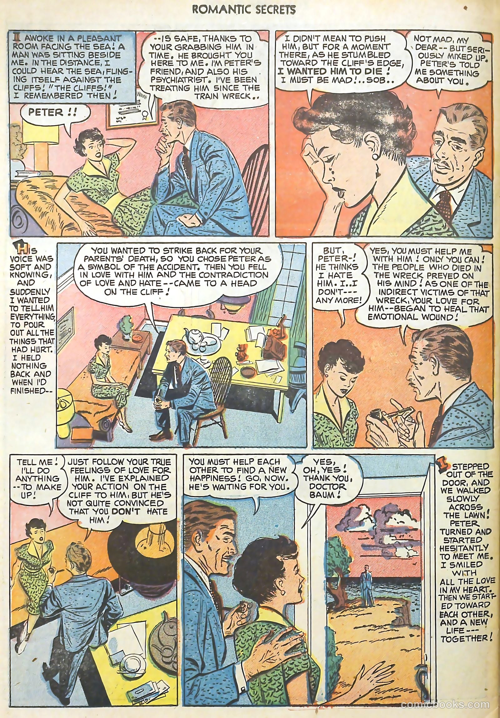 Romantic Secrets #24 (1951) — page 34 of 36