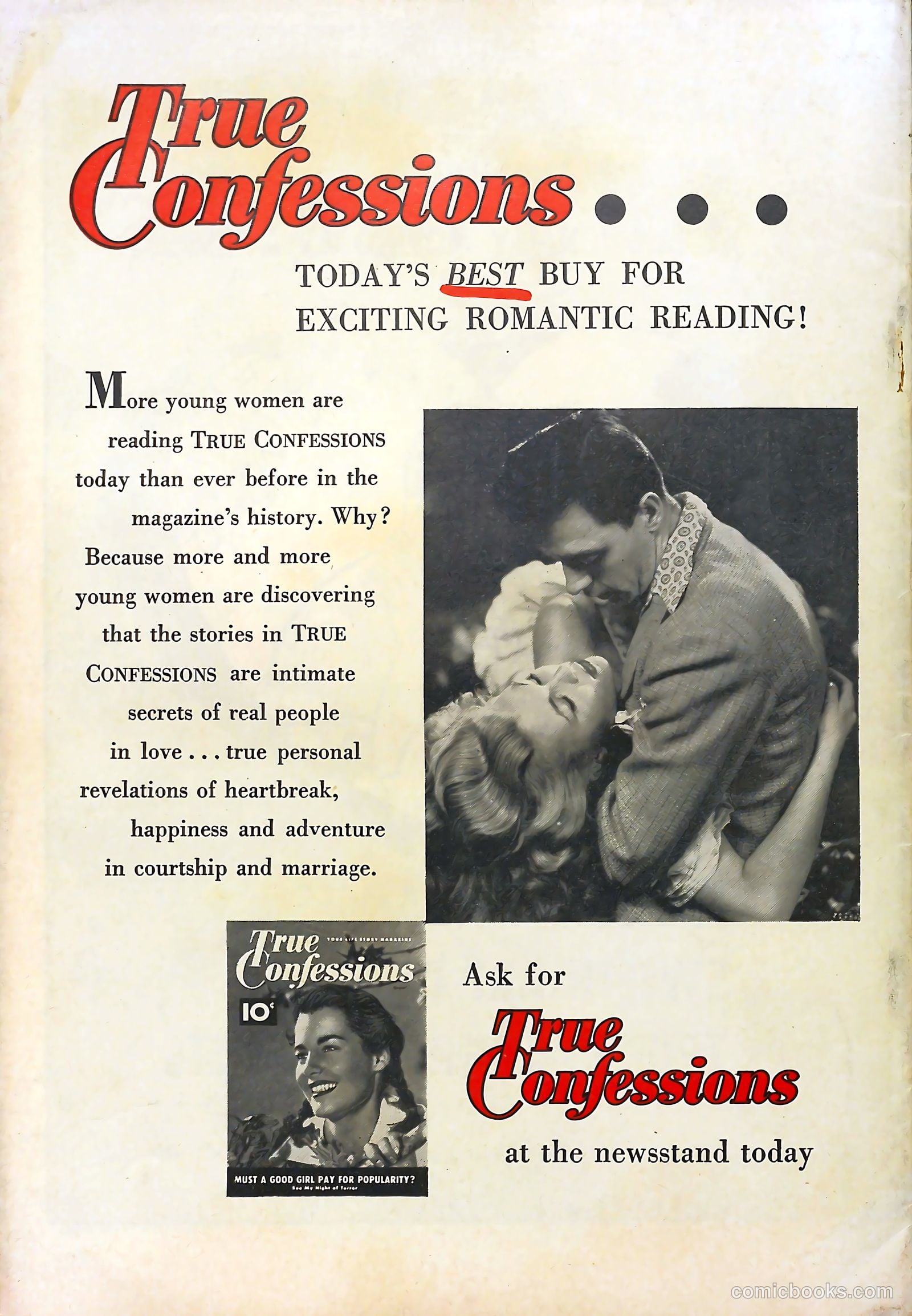 Romantic Secrets #24 (1951) — page 36 of 36