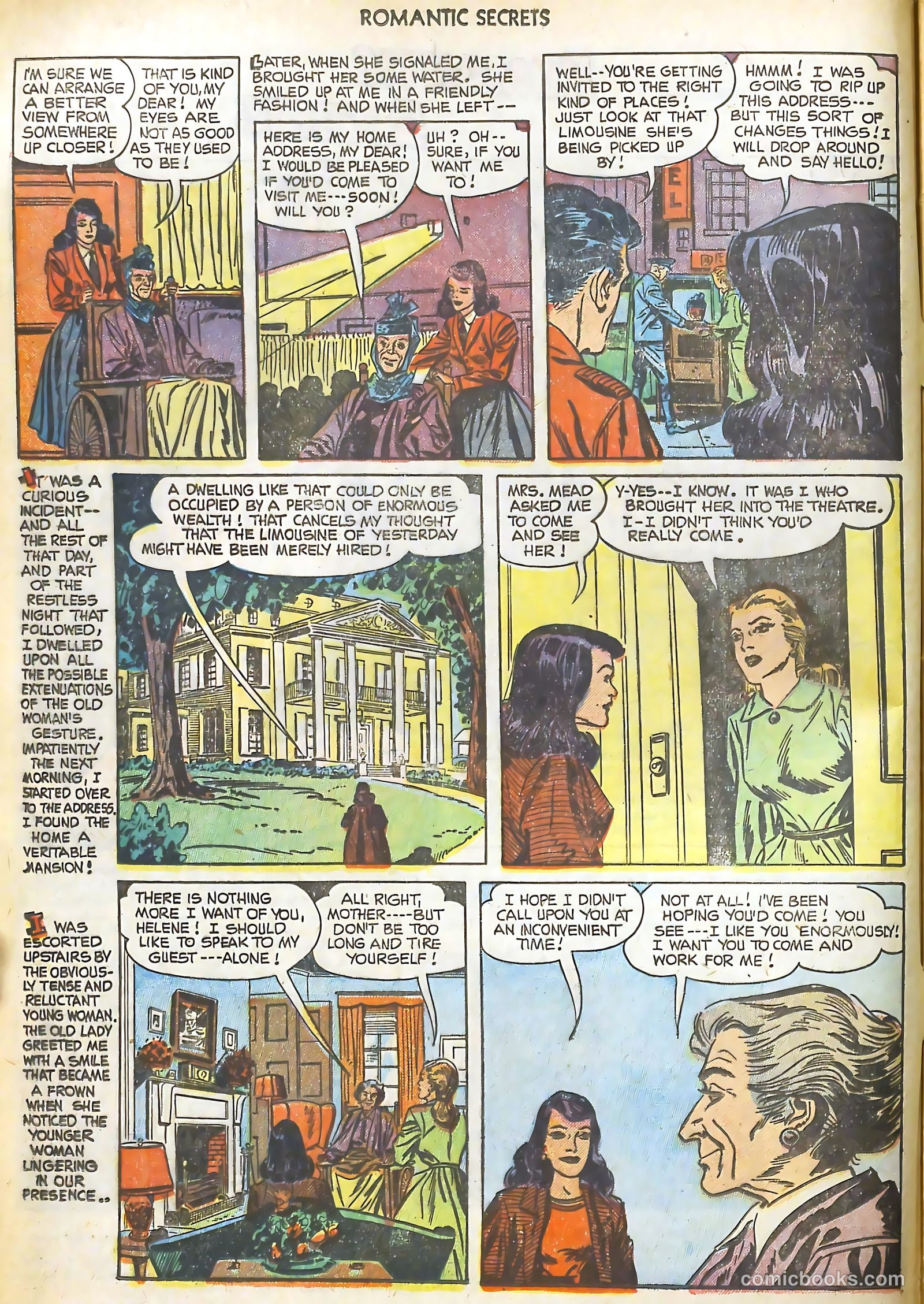 Romantic Secrets #25 (1951) — page 4 of 36