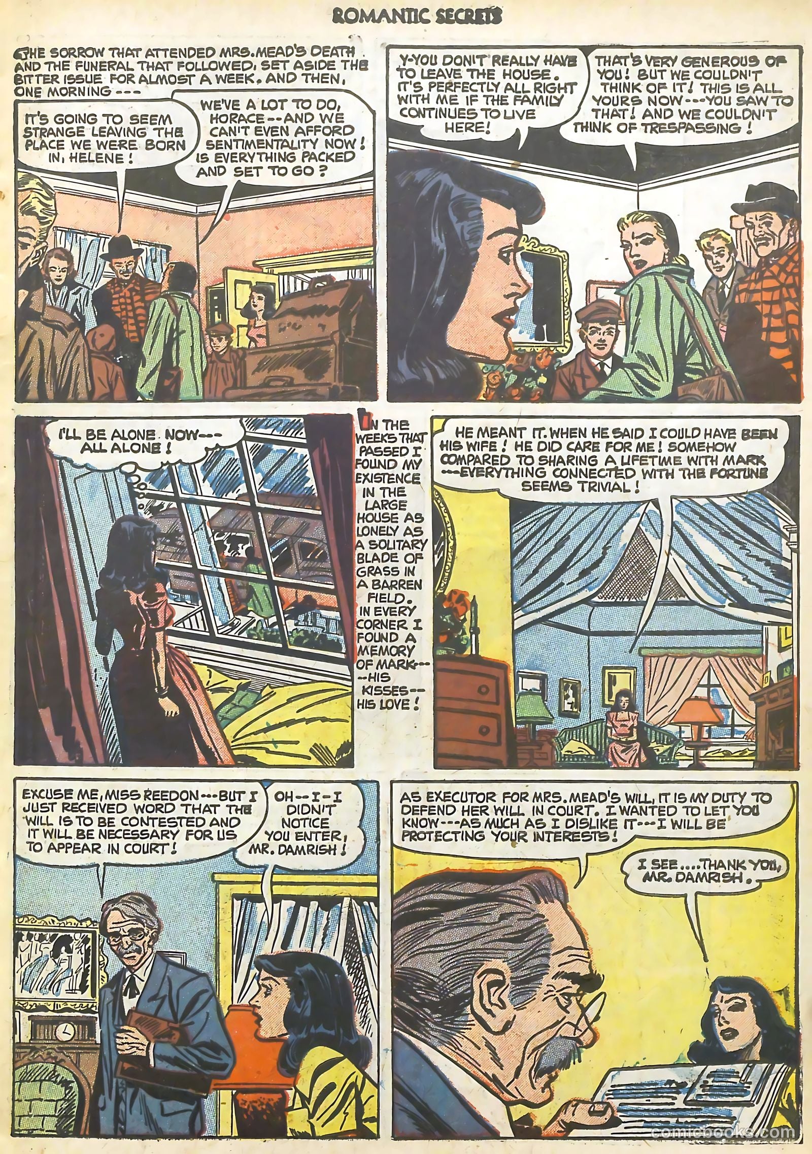 Romantic Secrets #25 (1951) — page 11 of 36