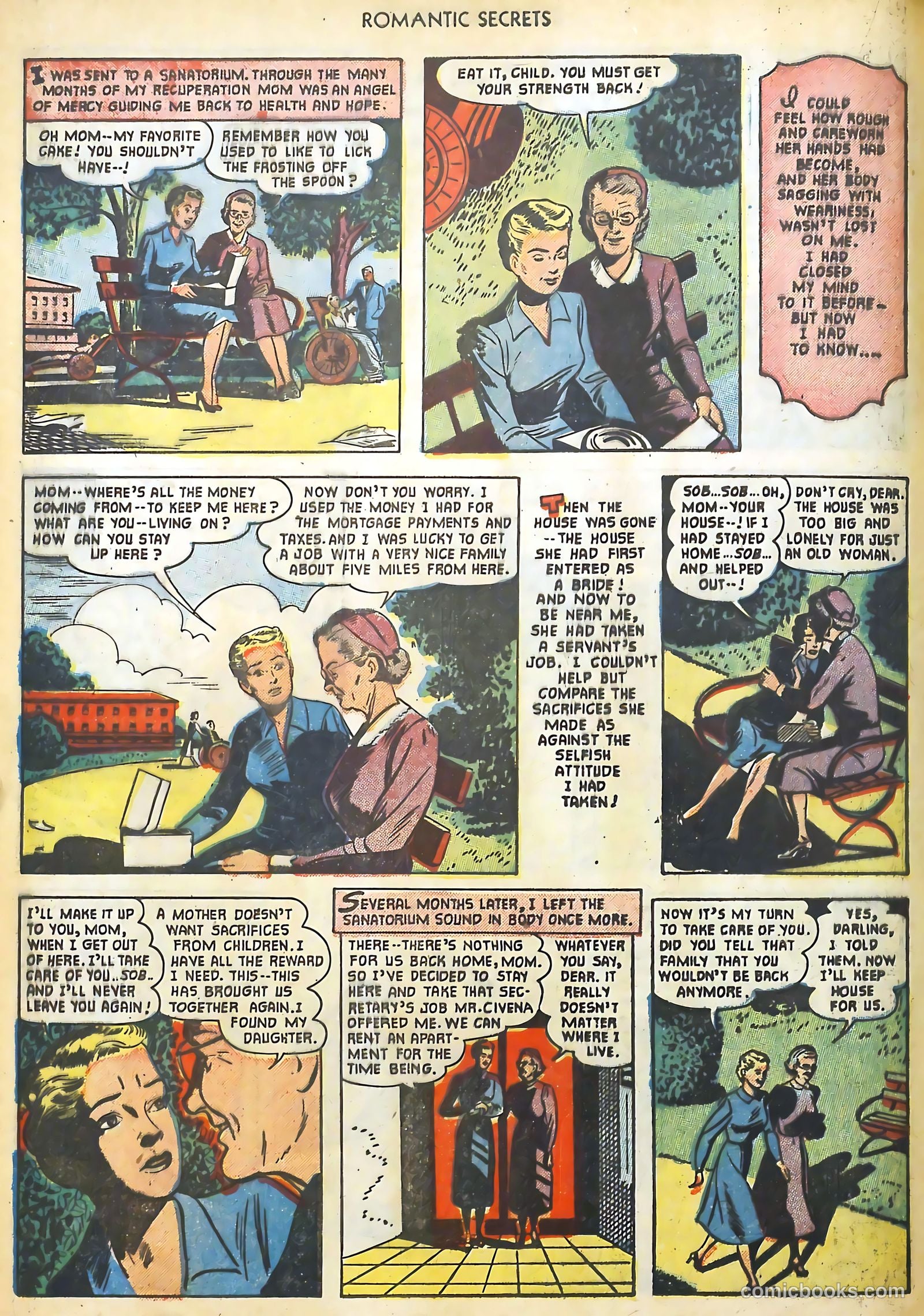 Romantic Secrets #25 (1951) — page 22 of 36